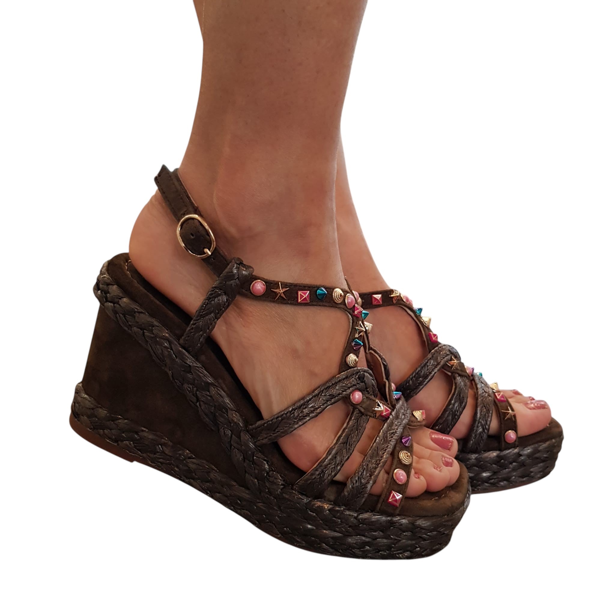 Alma en Pena Sandalo Zeppa Donna www.offidani.it