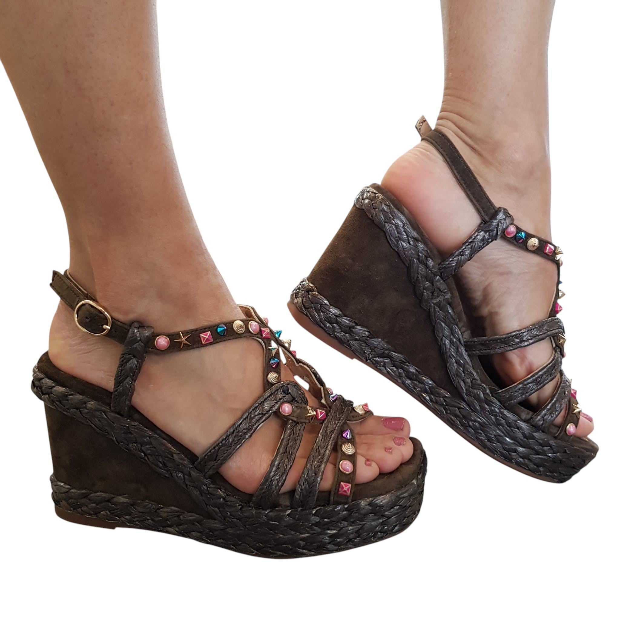 Alma en Pena Sandalo Zeppa Donna www.offidani.it