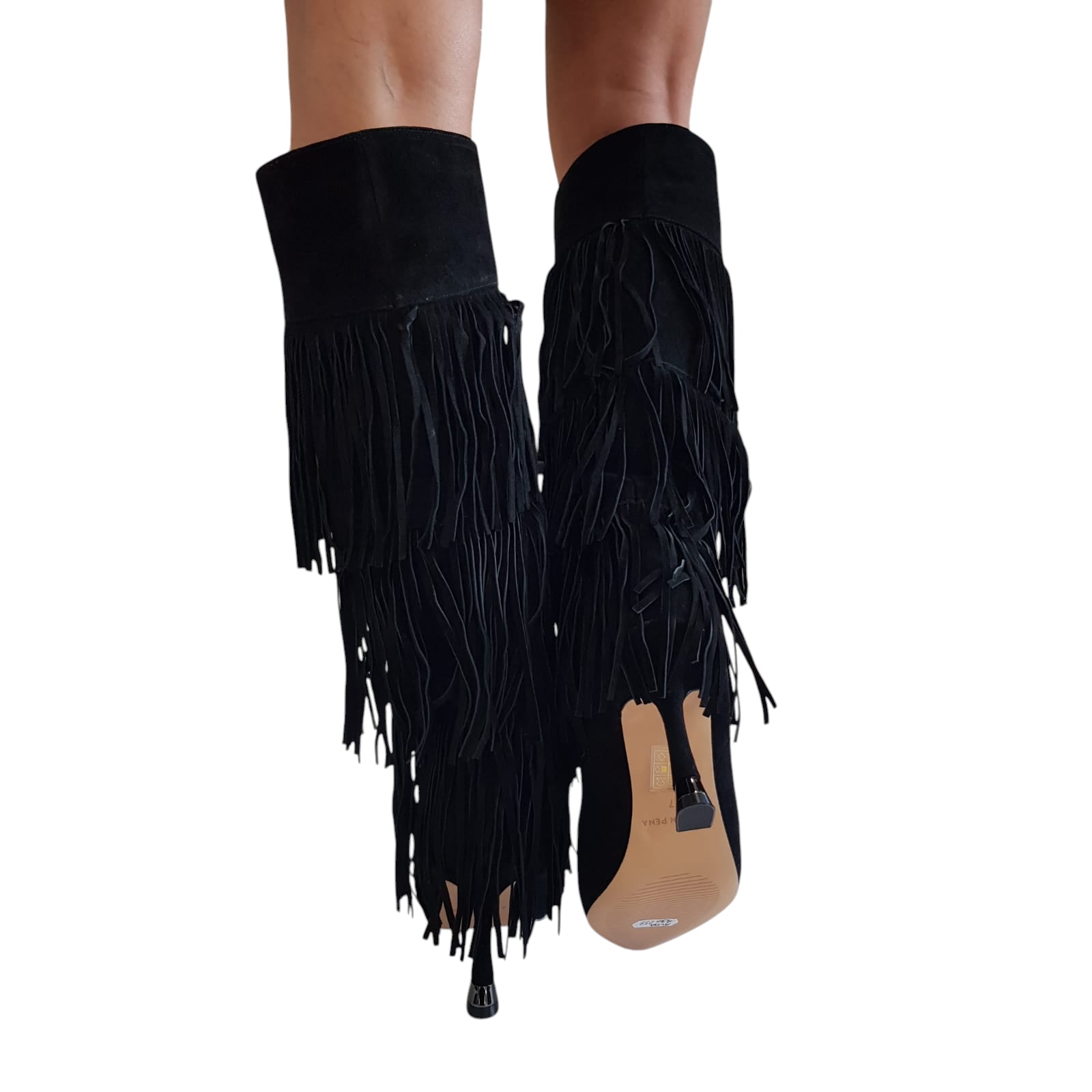 Alma en Pena Stivale Donna con frange www.offidani.it