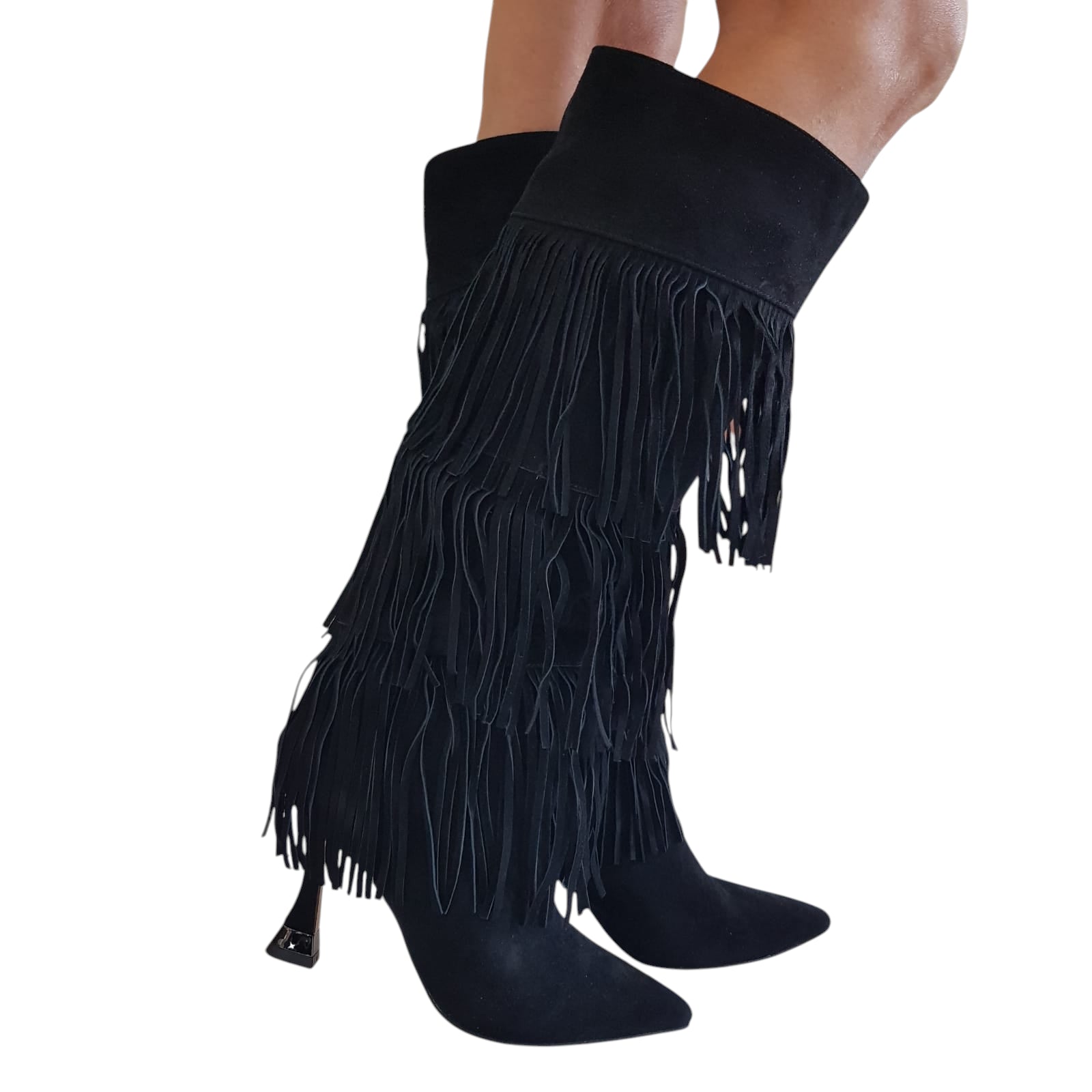 Alma en Pena Stivale Donna con frange www.offidani.it