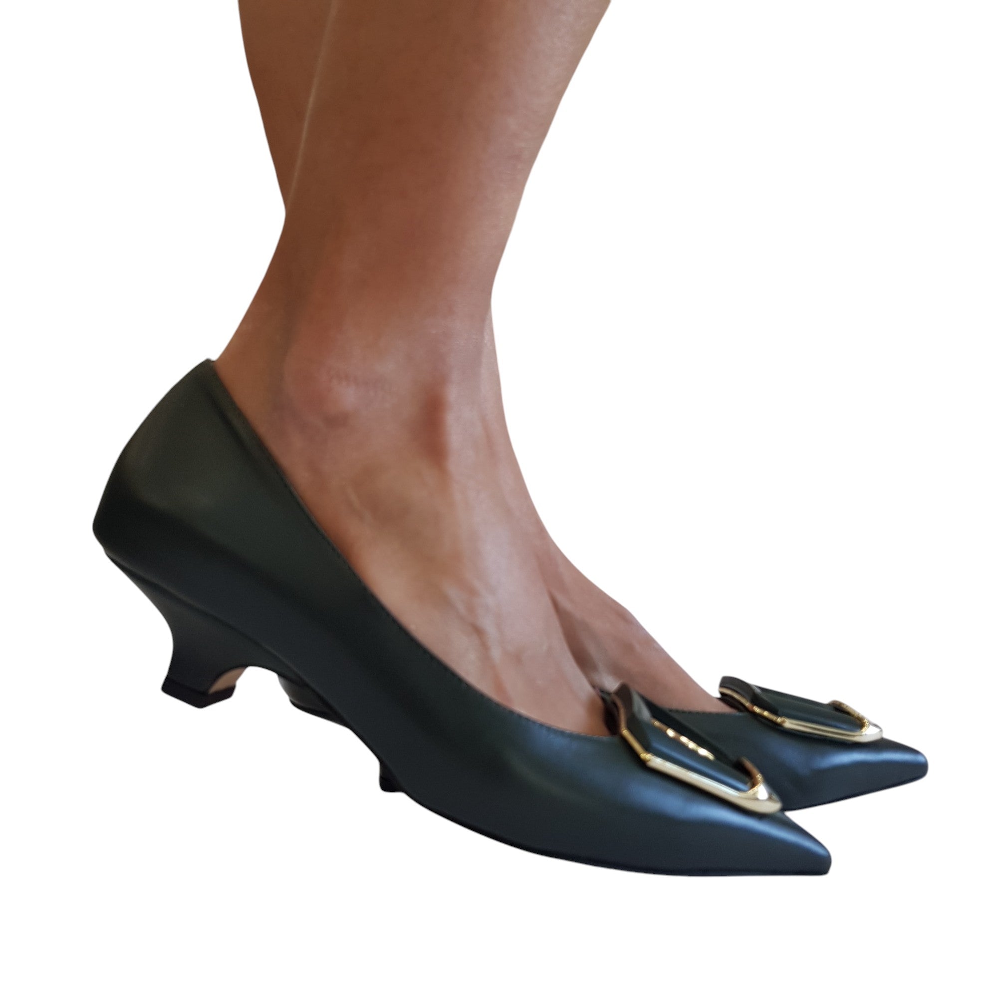 Andrea Pinto Décolleté Donna Pelle Verde www.offidani.it