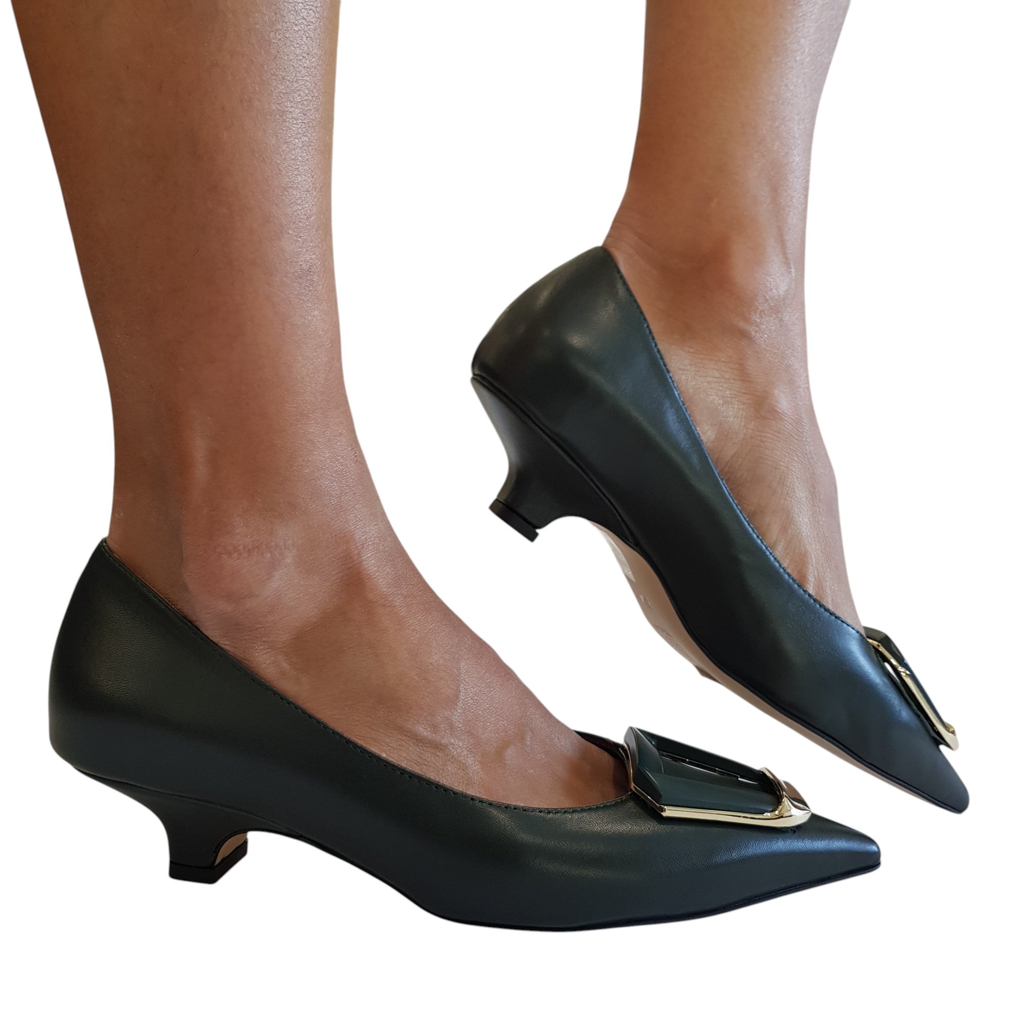 Andrea Pinto Décolleté Donna Pelle Verde www.offidani.it