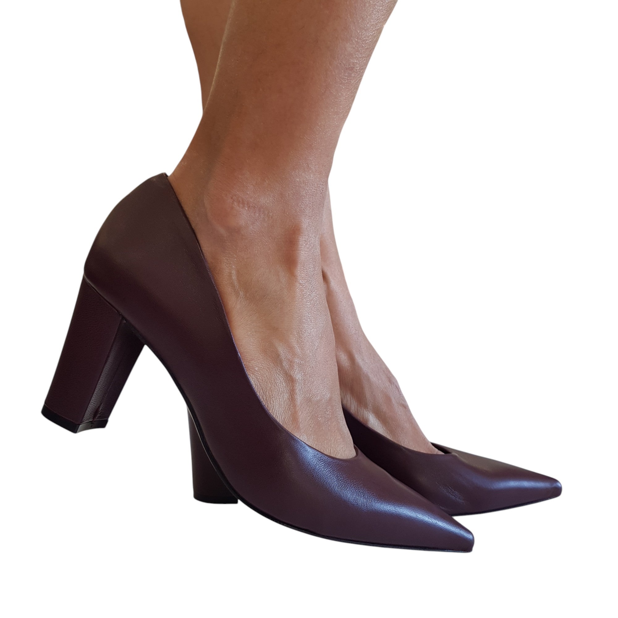 Andrea Pinto Décolleté Donna Pelle Bordeaux www.offidani.it