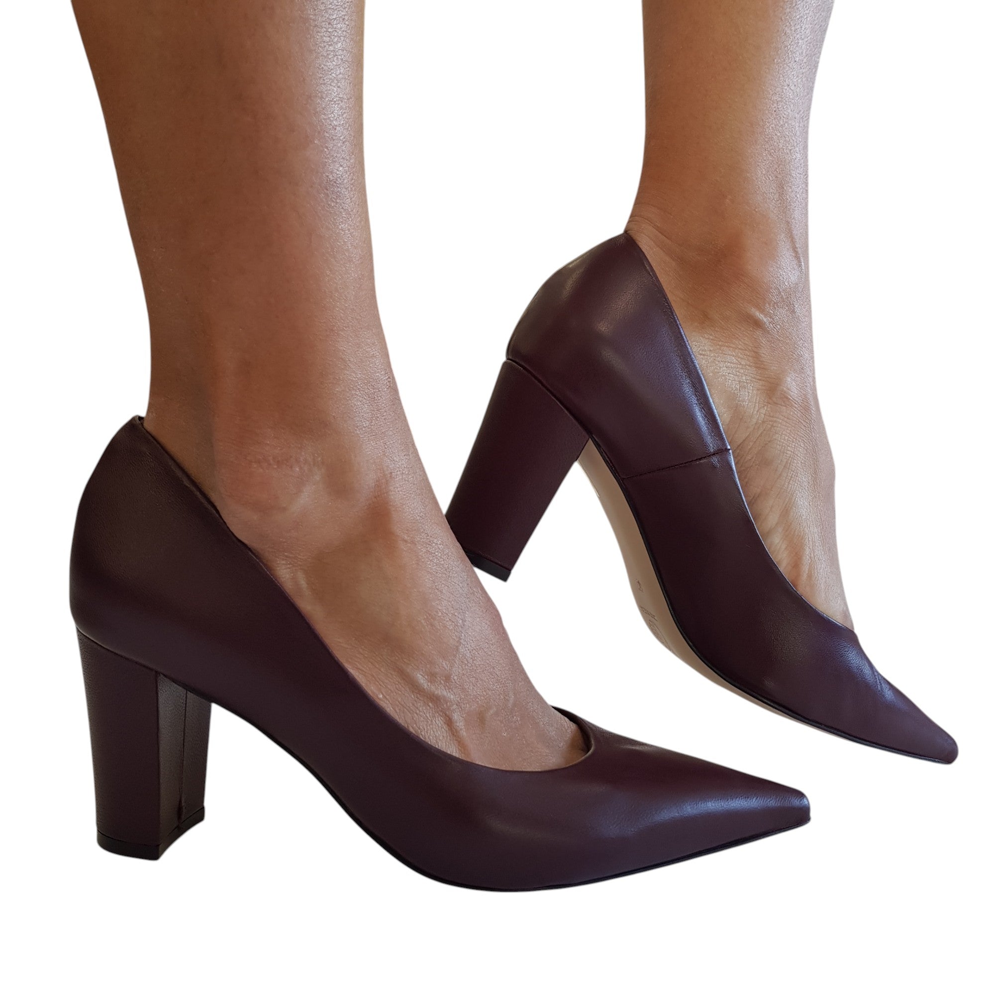 Andrea Pinto Décolleté Donna Pelle Bordeaux www.offidani.it