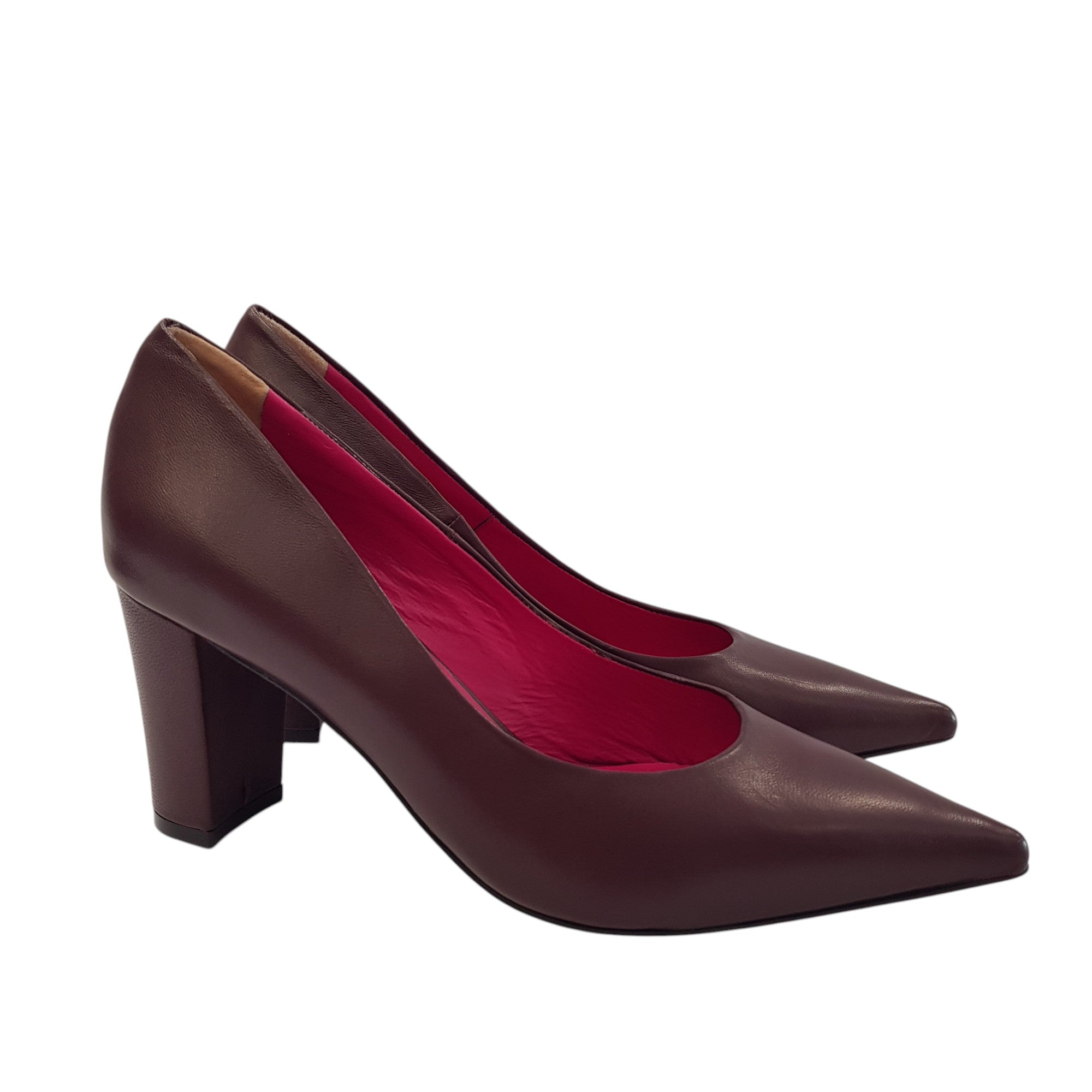 Andrea Pinto Décolleté Donna Pelle Bordeaux www.offidani.it