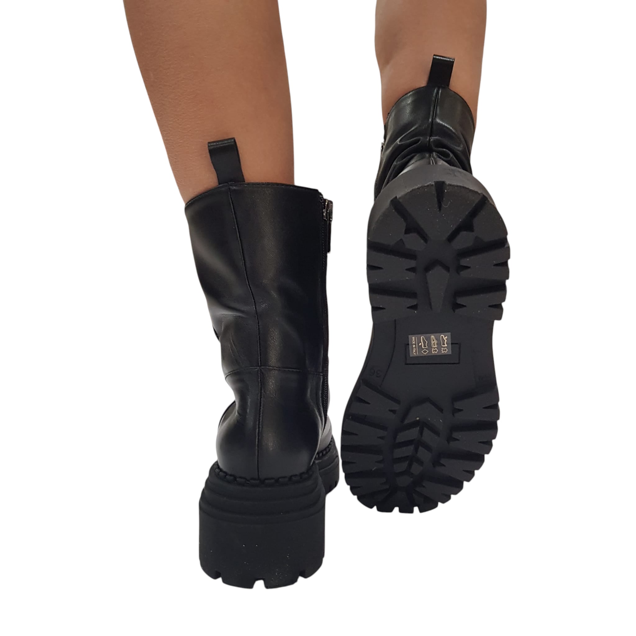 Andrea Pinto Bikers Donna Pelle Nero www.offidani.it