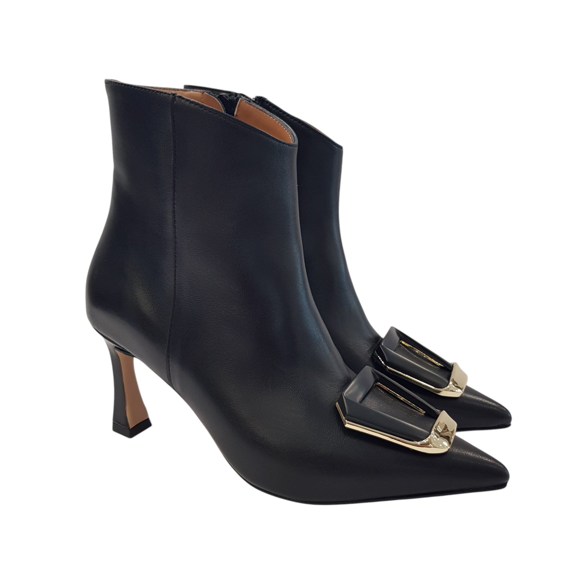 Andrea Pinto Stivaletto Tronchetto Donna Nero www.offidani.it