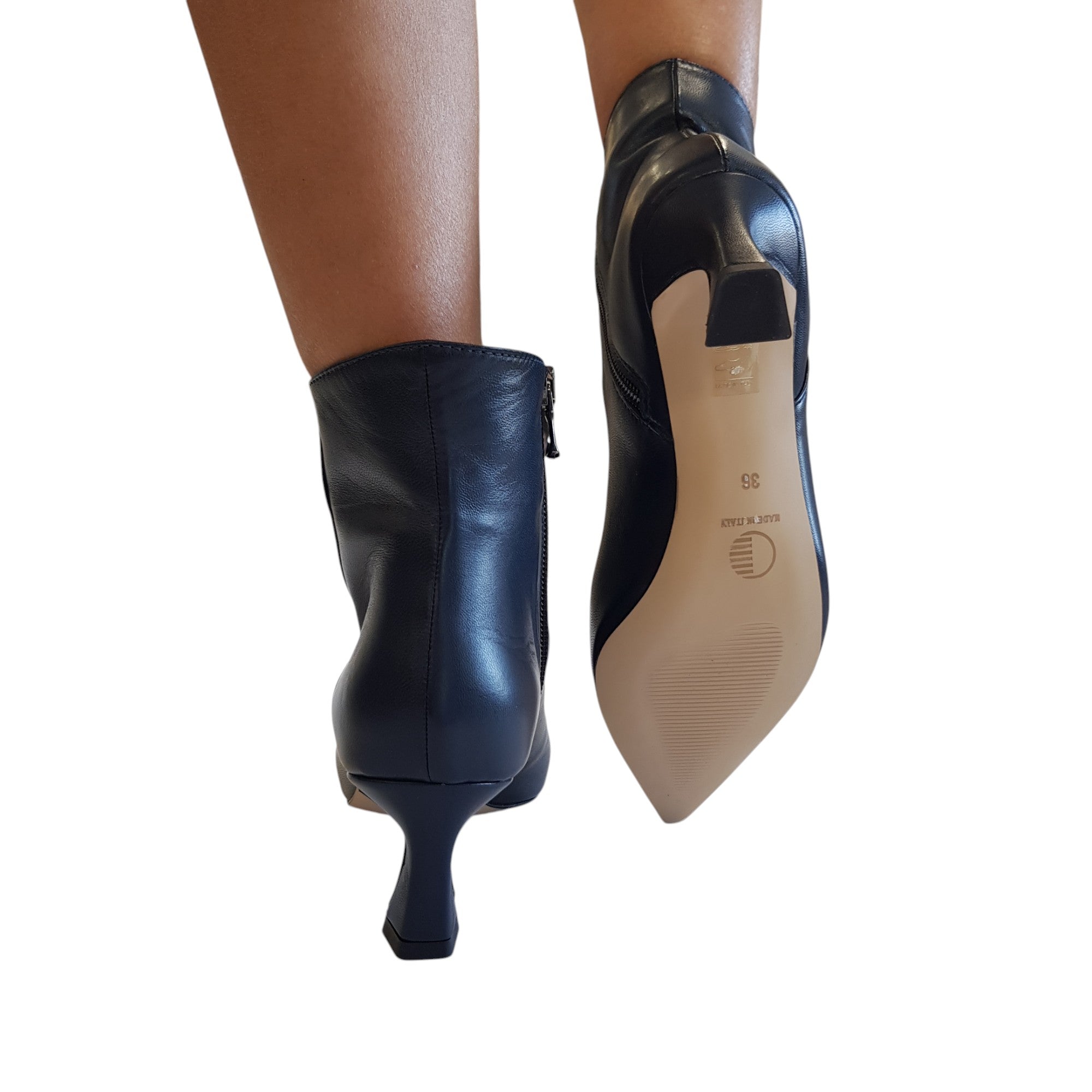 Andrea Pinto Stivaletto Tronchetto Donna Blu www.offidani.it