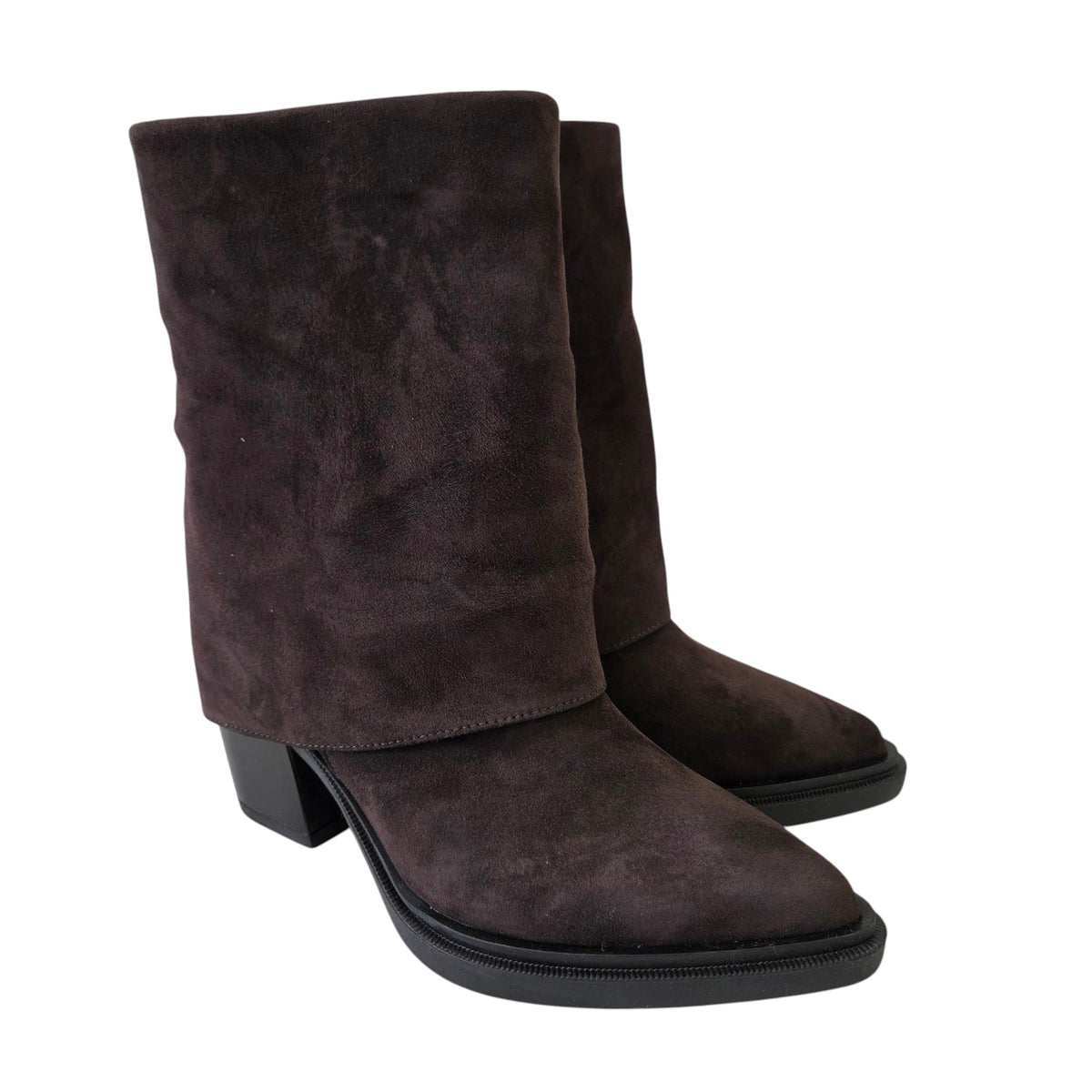 Andrea Pinto stivaletto donna camoscio testa di moro www.offidani.it