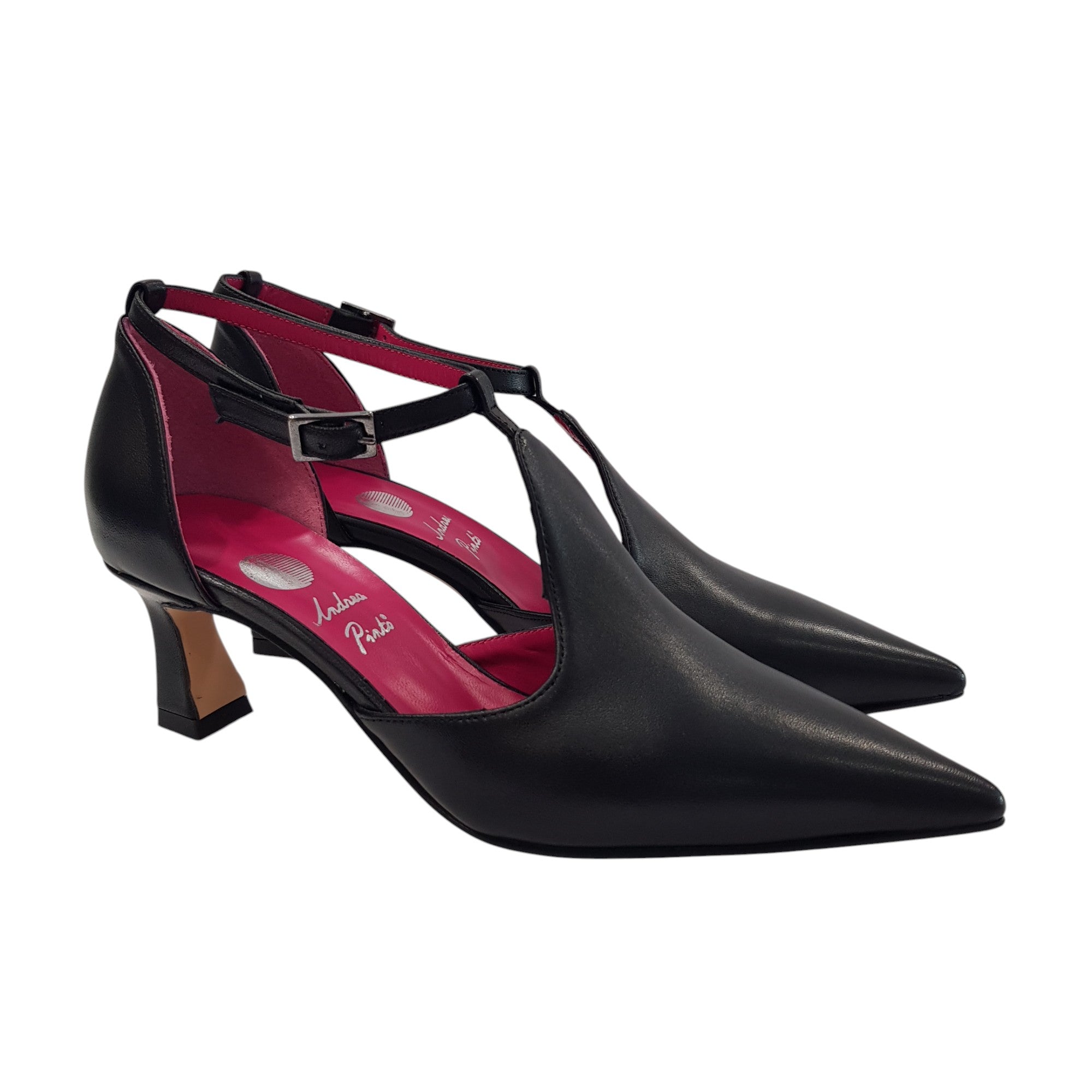 Andrea Pinto Décolleté Donna Pelle Black www.offidani.it