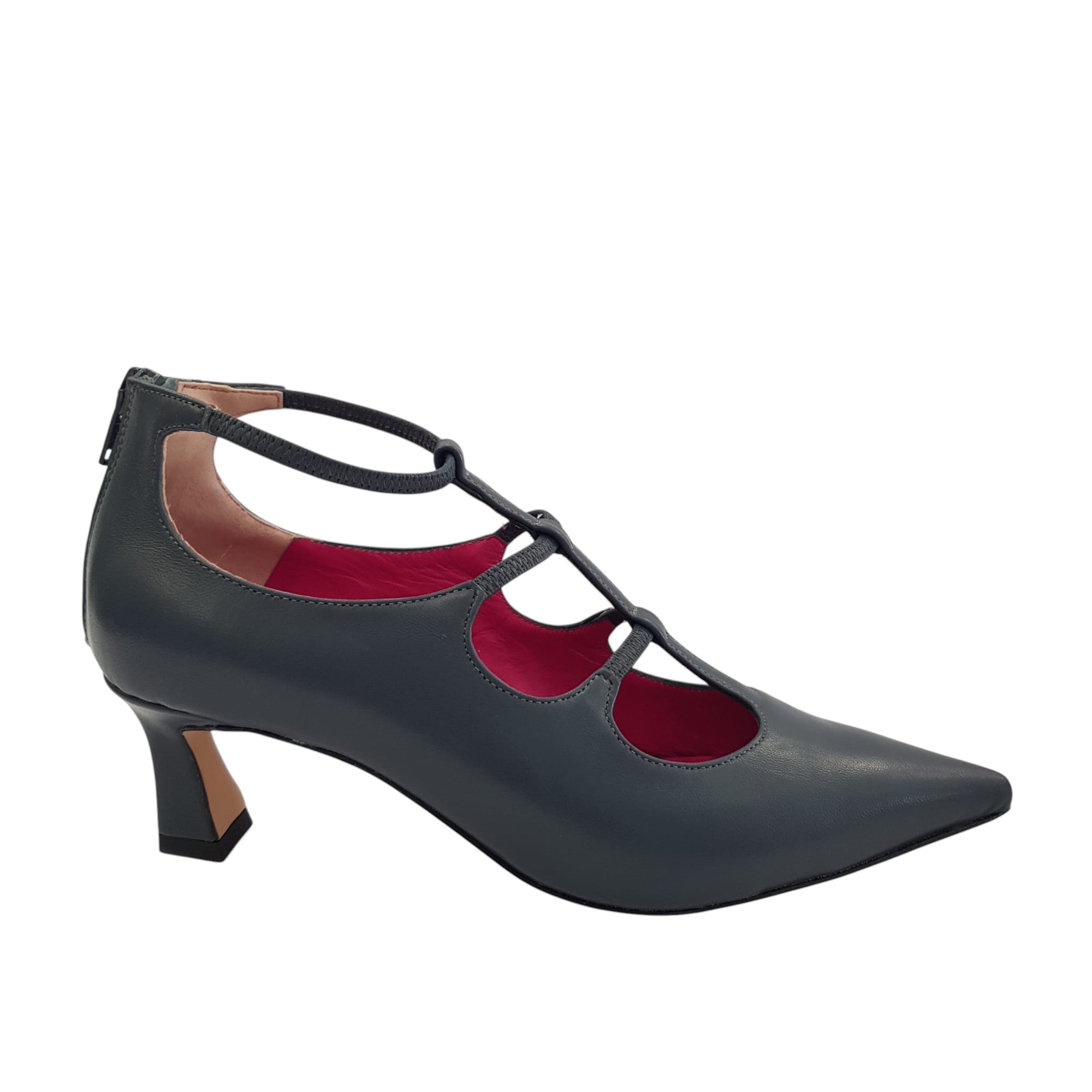 Andrea Pinto Scarpa Donna Pelle Grigia www.offidani.it