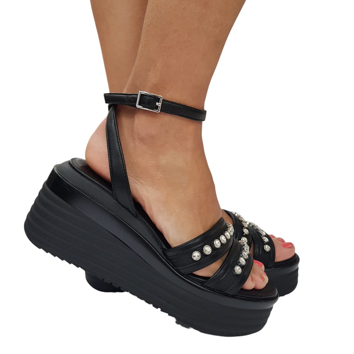 Scarpe Donna Apepazza Sandali Con Zeppa Apepazza Sandalo Zeppa
