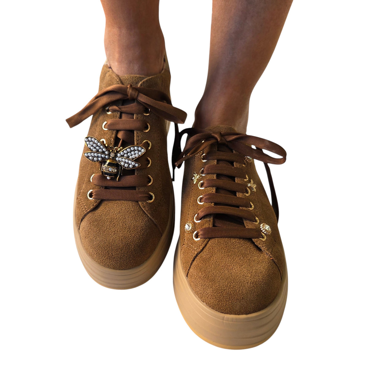 Apepazza sneaker donna camoscio cuoio www.offidani.it