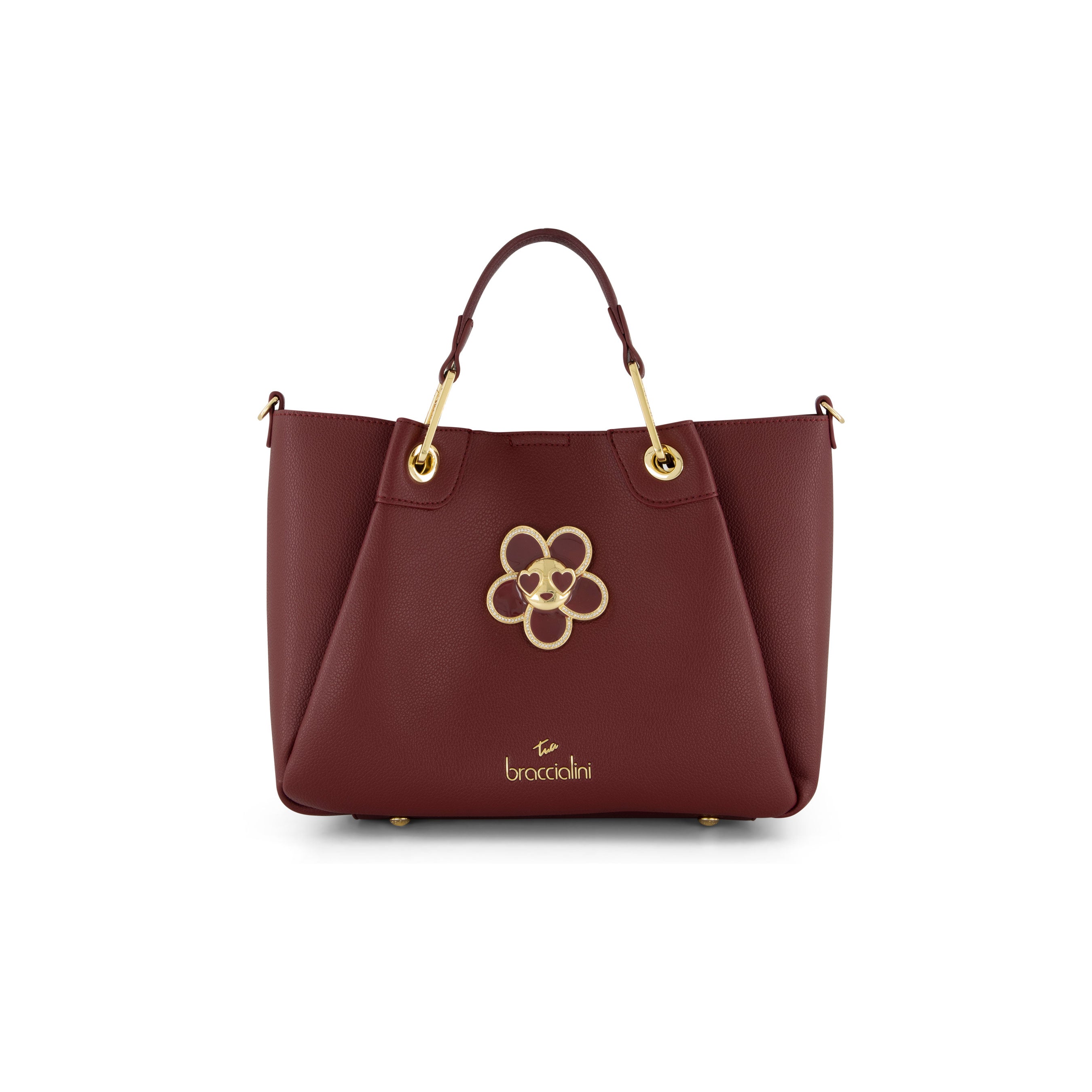 Braccialini Borsa donna bordeaux www.offidani.it