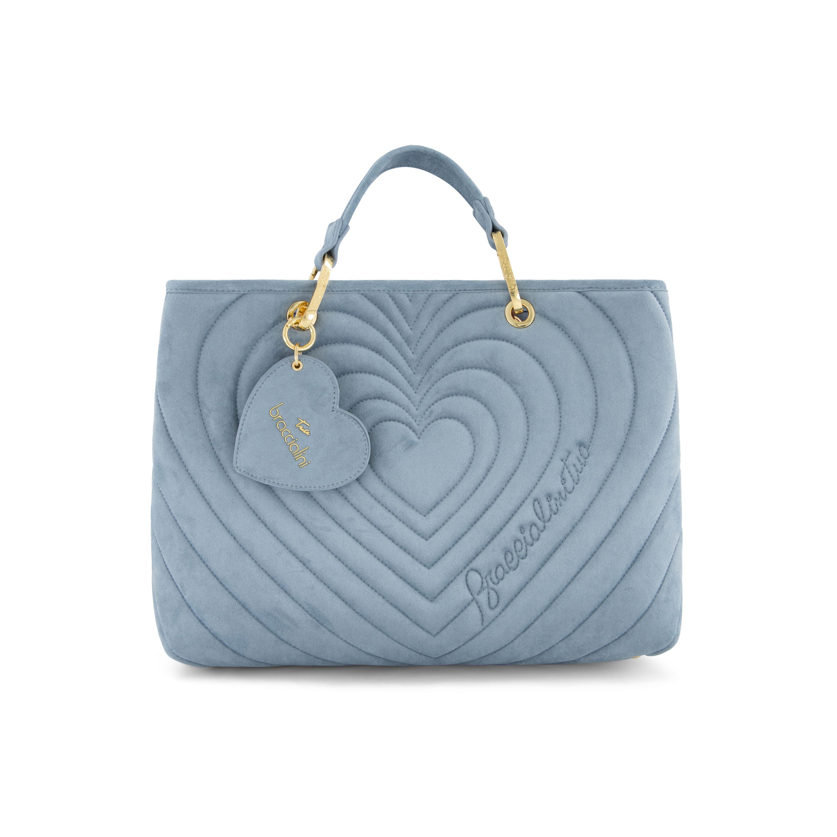 Braccialini Borsa donna celeste www.offidani.it
