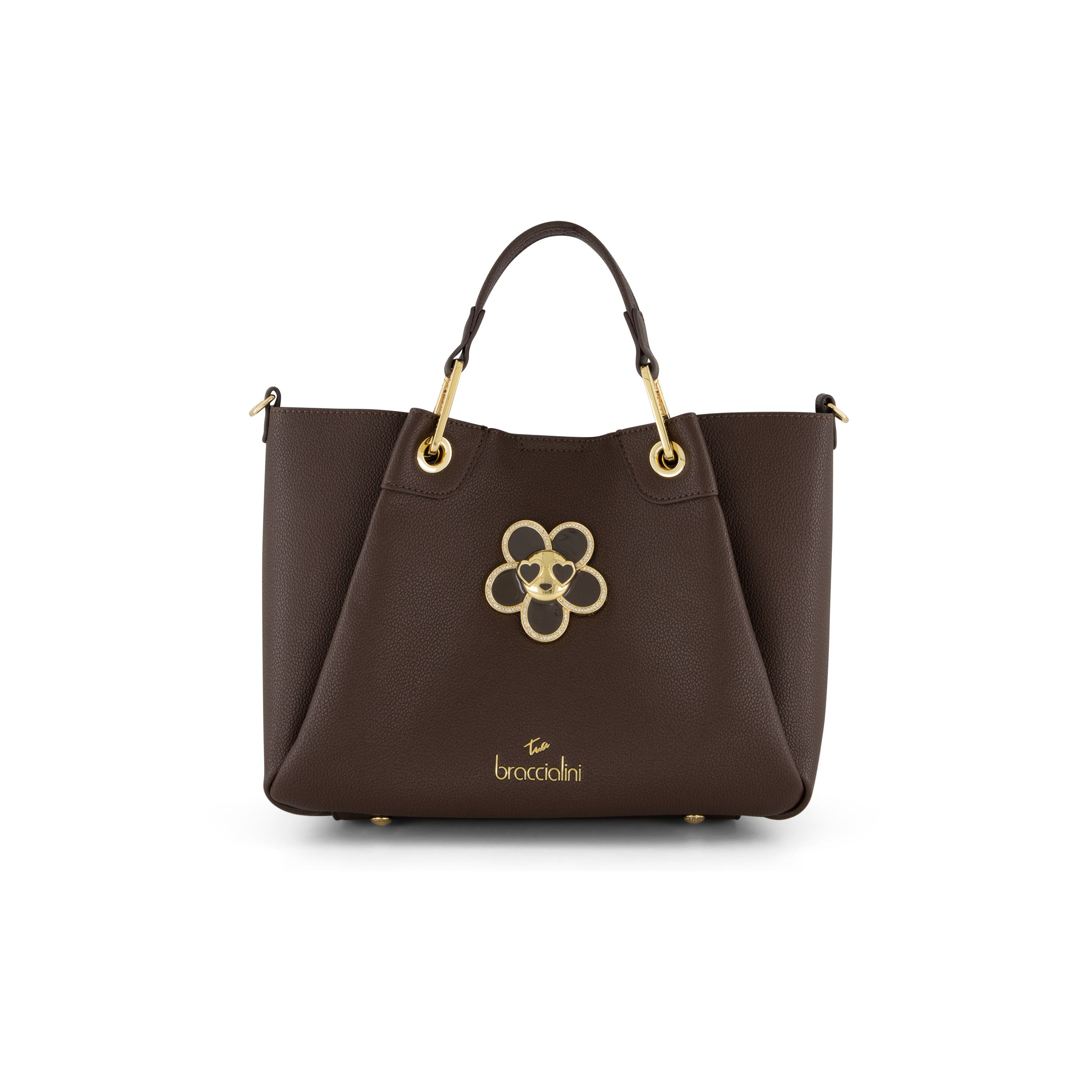 Braccialini Borsa donna marrone www.offidani.it