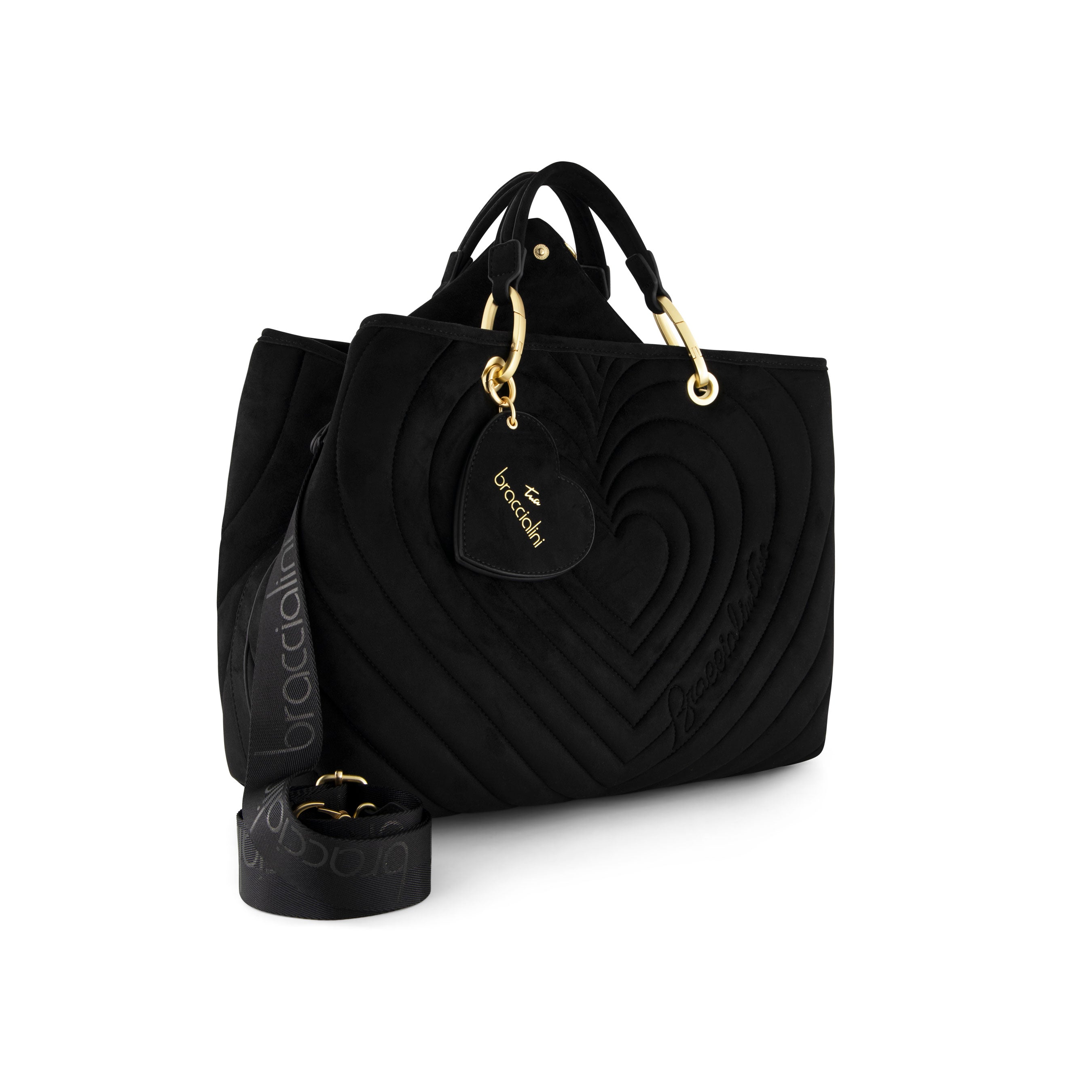 Braccialini Borsa donna nero www.offidani.it