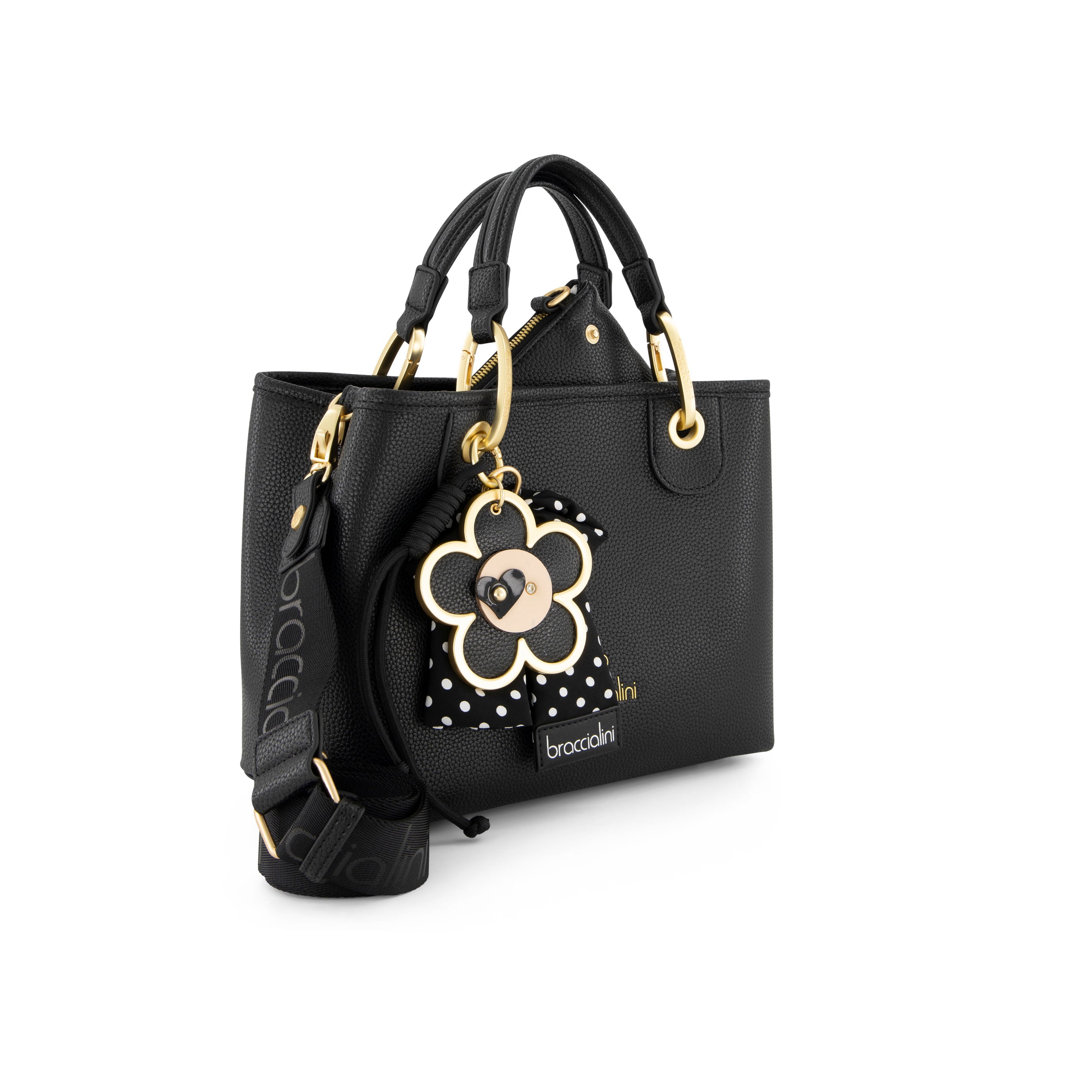 Braccialini Borsa donna nera www.offidani.it