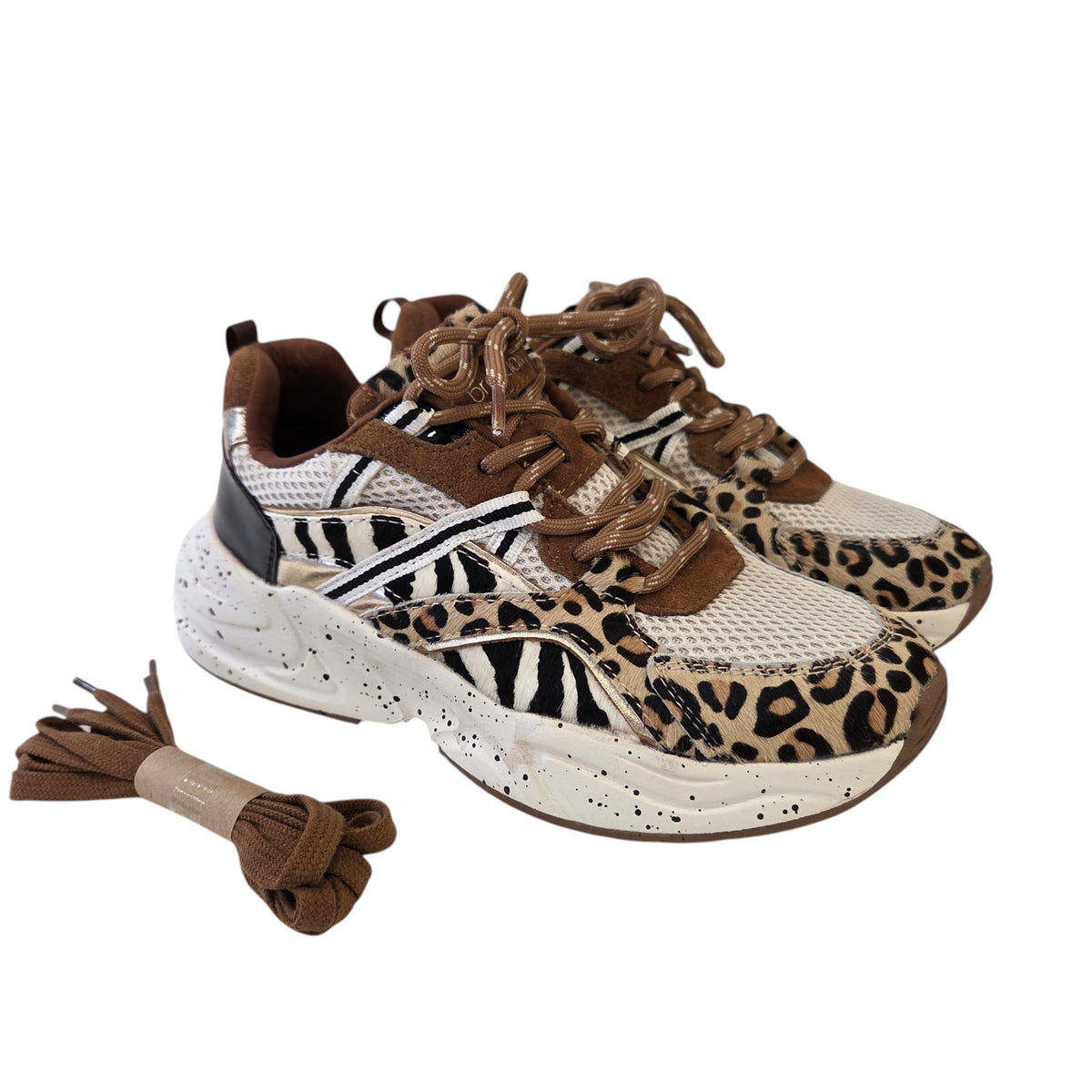 Braccialini sneaker donna marrone www.offidani.it