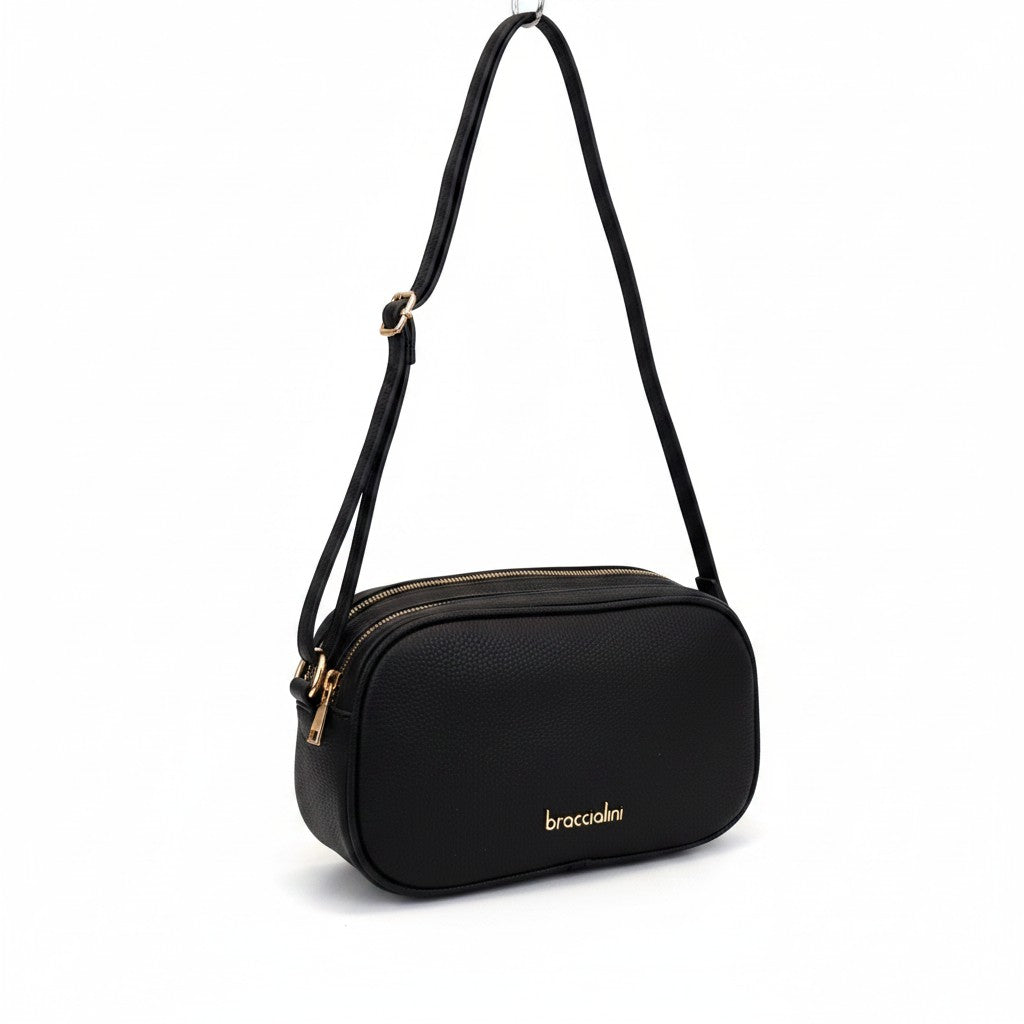 Braccialini borsa donna nera www.offidani.it