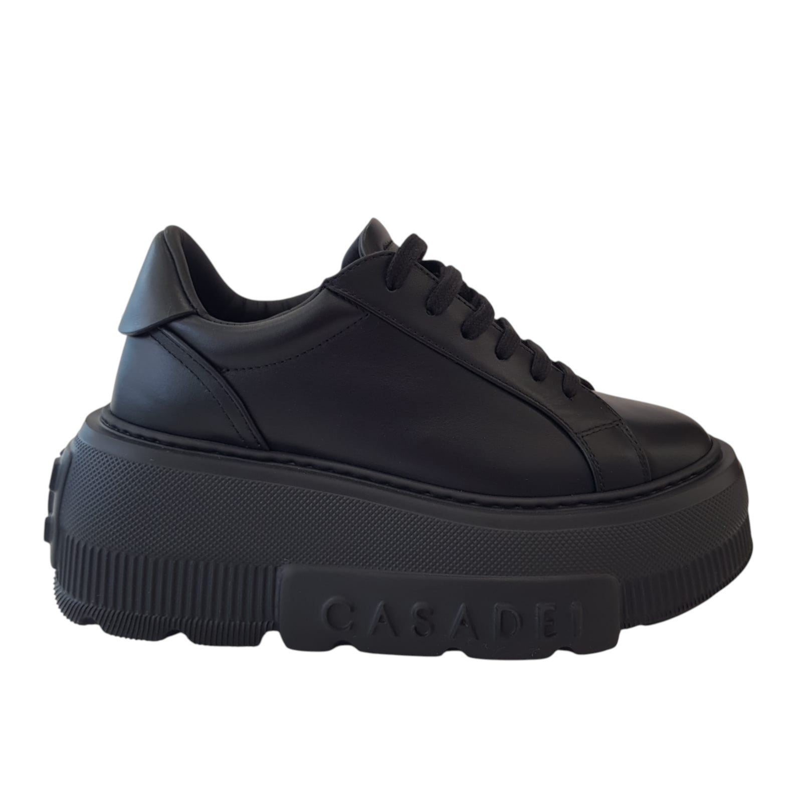 Casadei Sneakers Donna Pelle Black www.offidani.it
