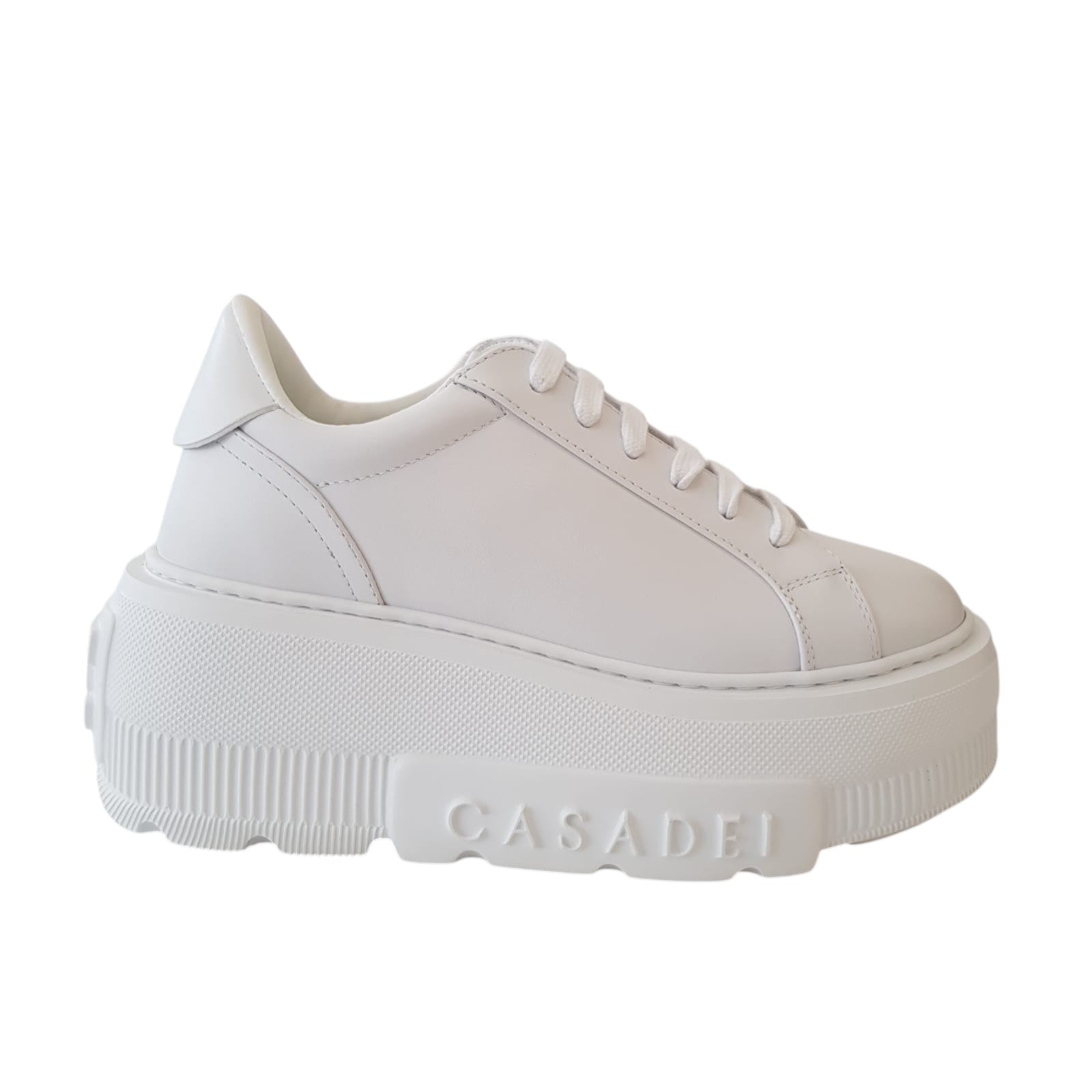 Casadei Sneakers Donna Pelle White www.offidani.it