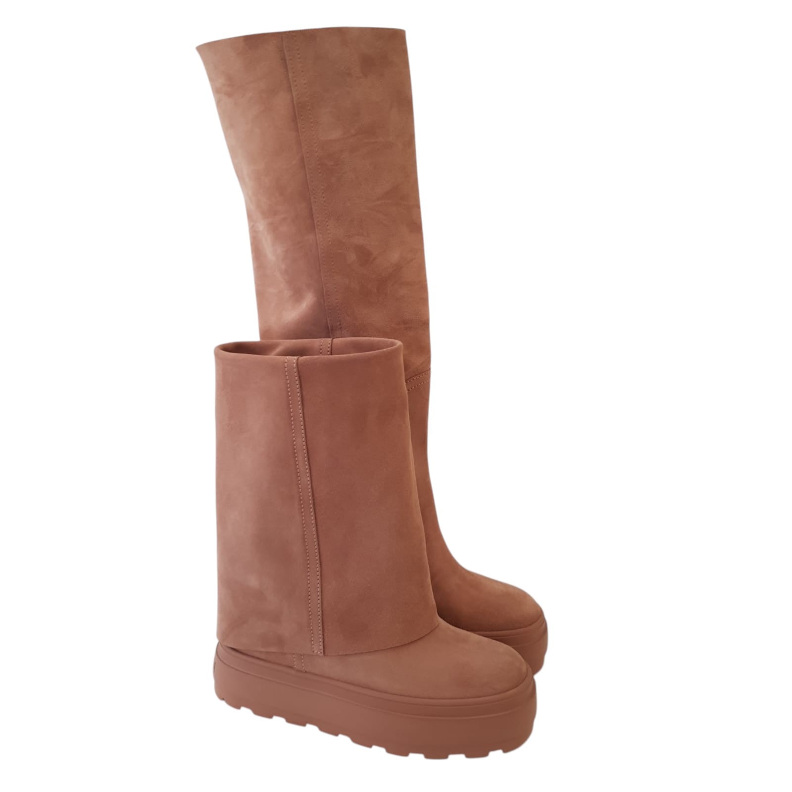 Casadei Stivale Donna Pelle Camoscio Camoscio Phard Zeppa Interna www.offidani.it