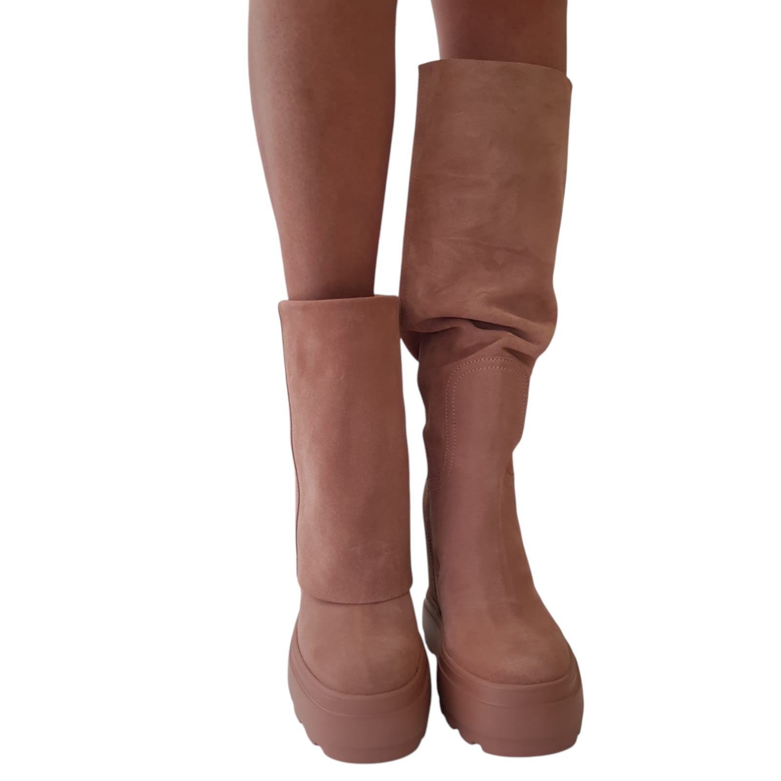 Casadei Stivale Donna Pelle Camoscio Camoscio Phard Zeppa Interna www.offidani.it