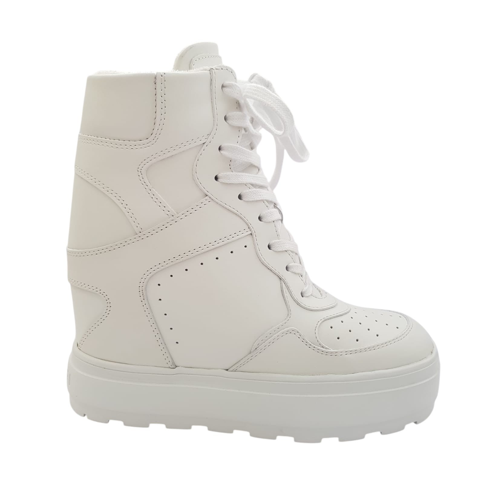 Casadei Sneakers Donna Pelle Bianca www.offidani.it