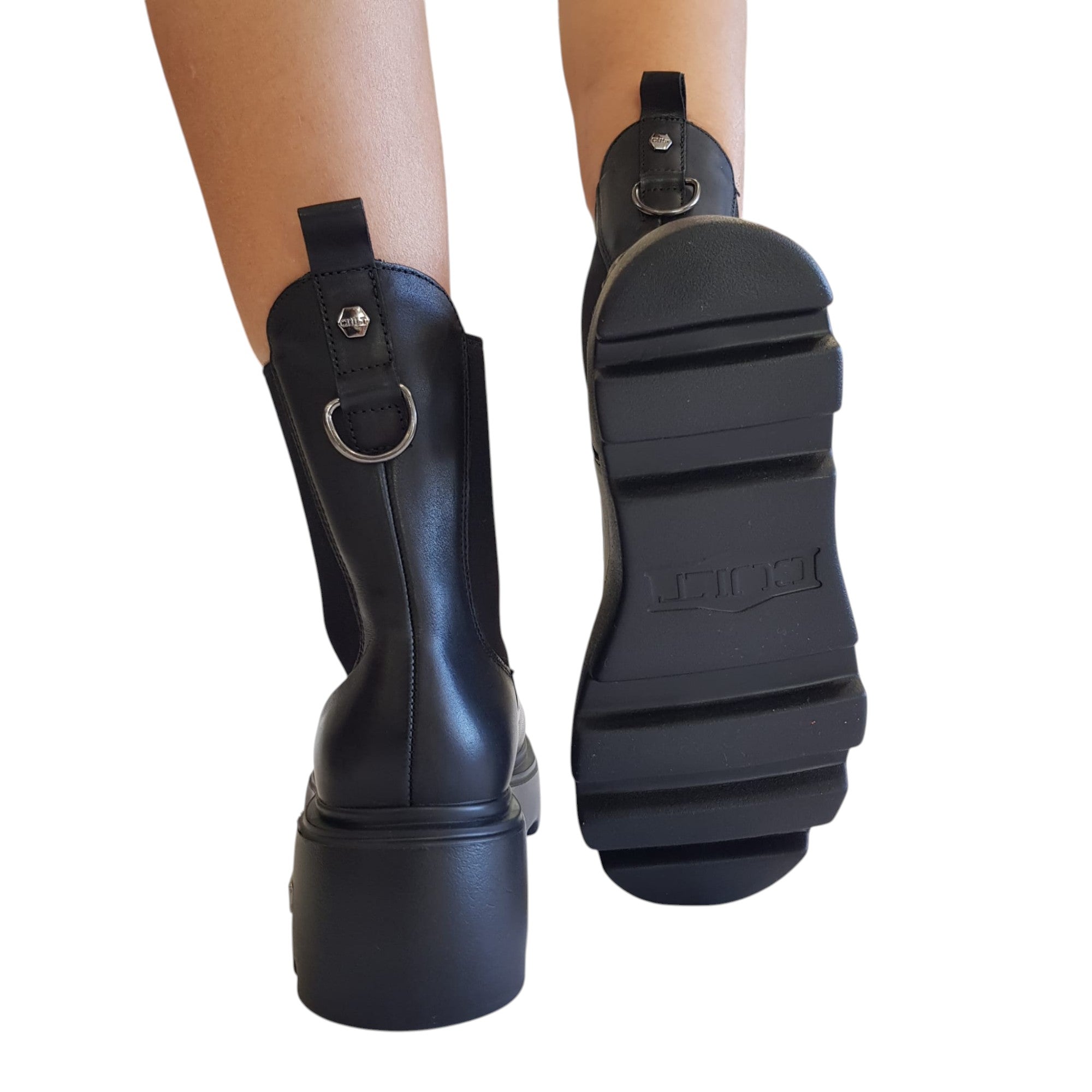 Cult Stivaletto Tronchetto Beatles Donna Nero www.offidani.it