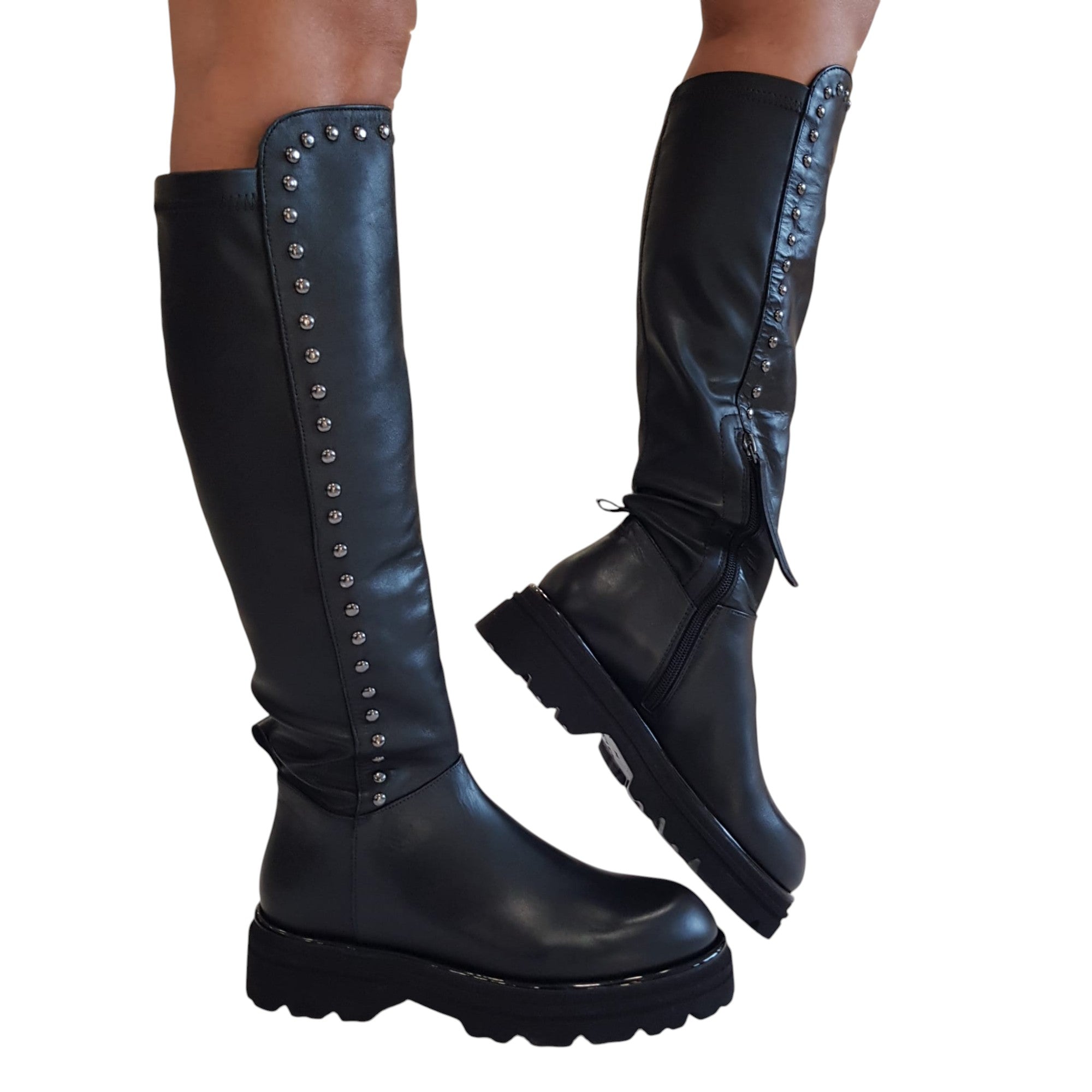 Gio+ Stivale Donna Pelle Nero www.offidani.it