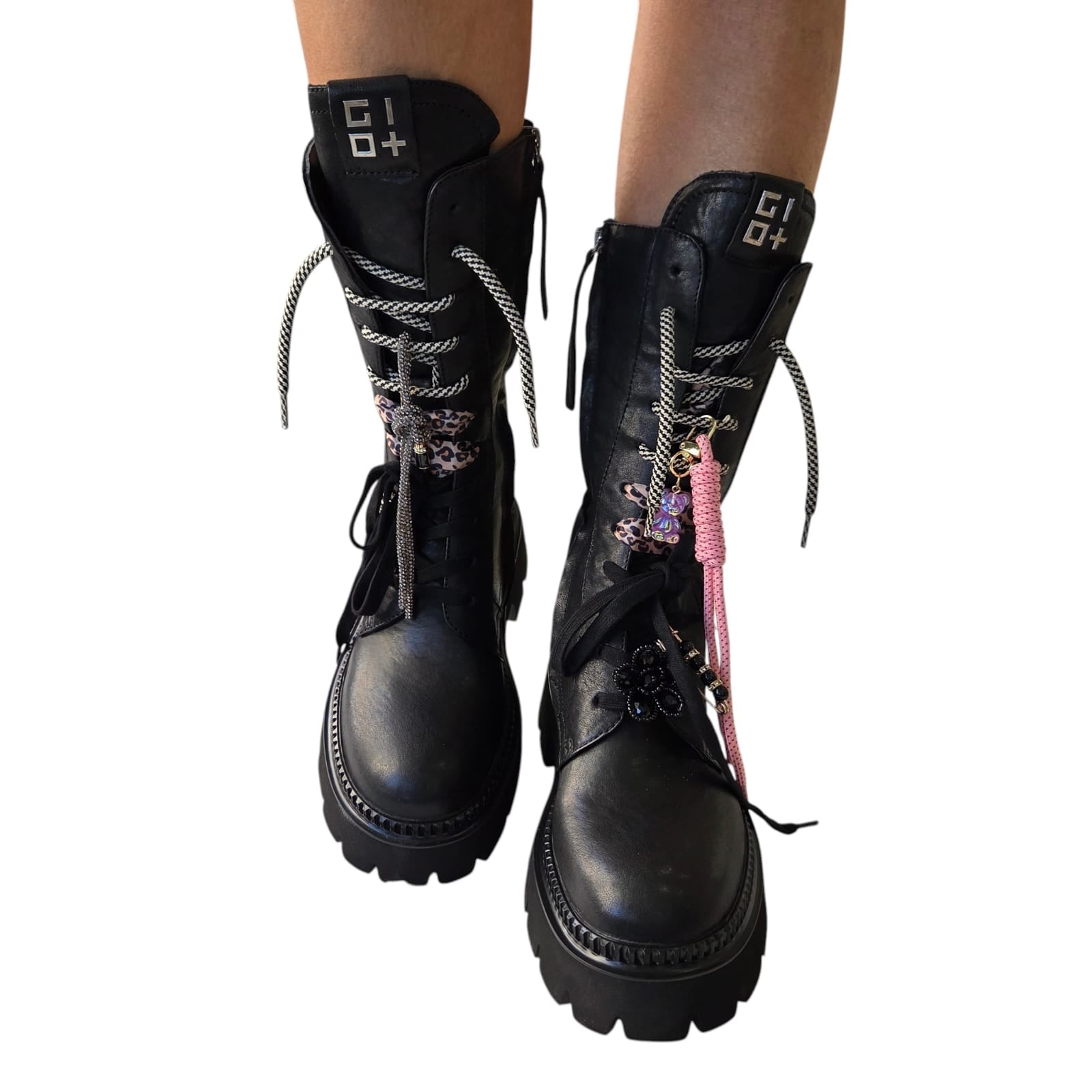 Gio+ bikers donna pelle nero www.offidani.it