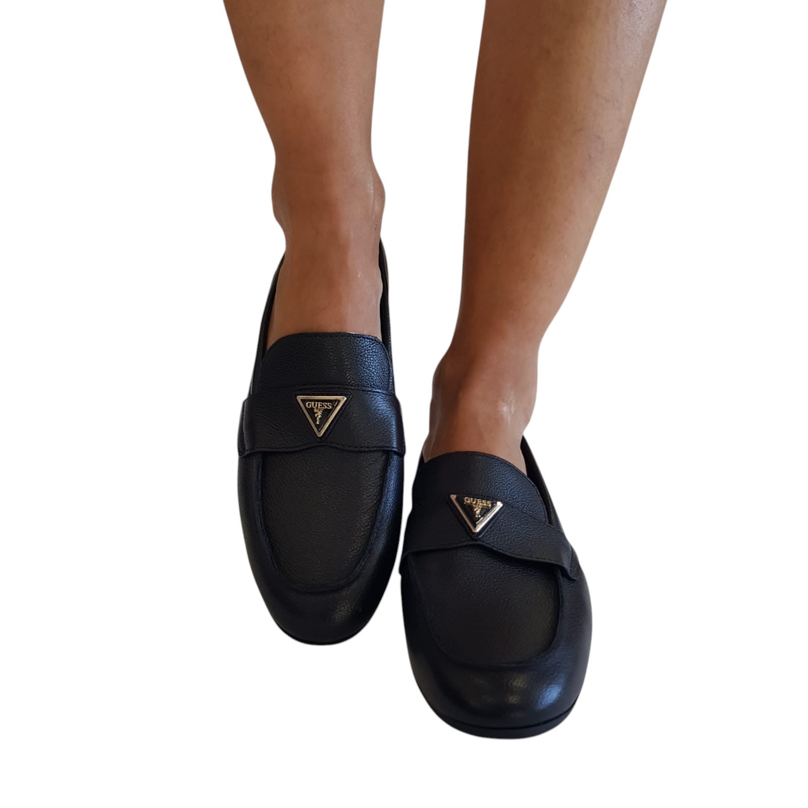 Guess Mocassino Donna Pelle Nero www.offidani.it