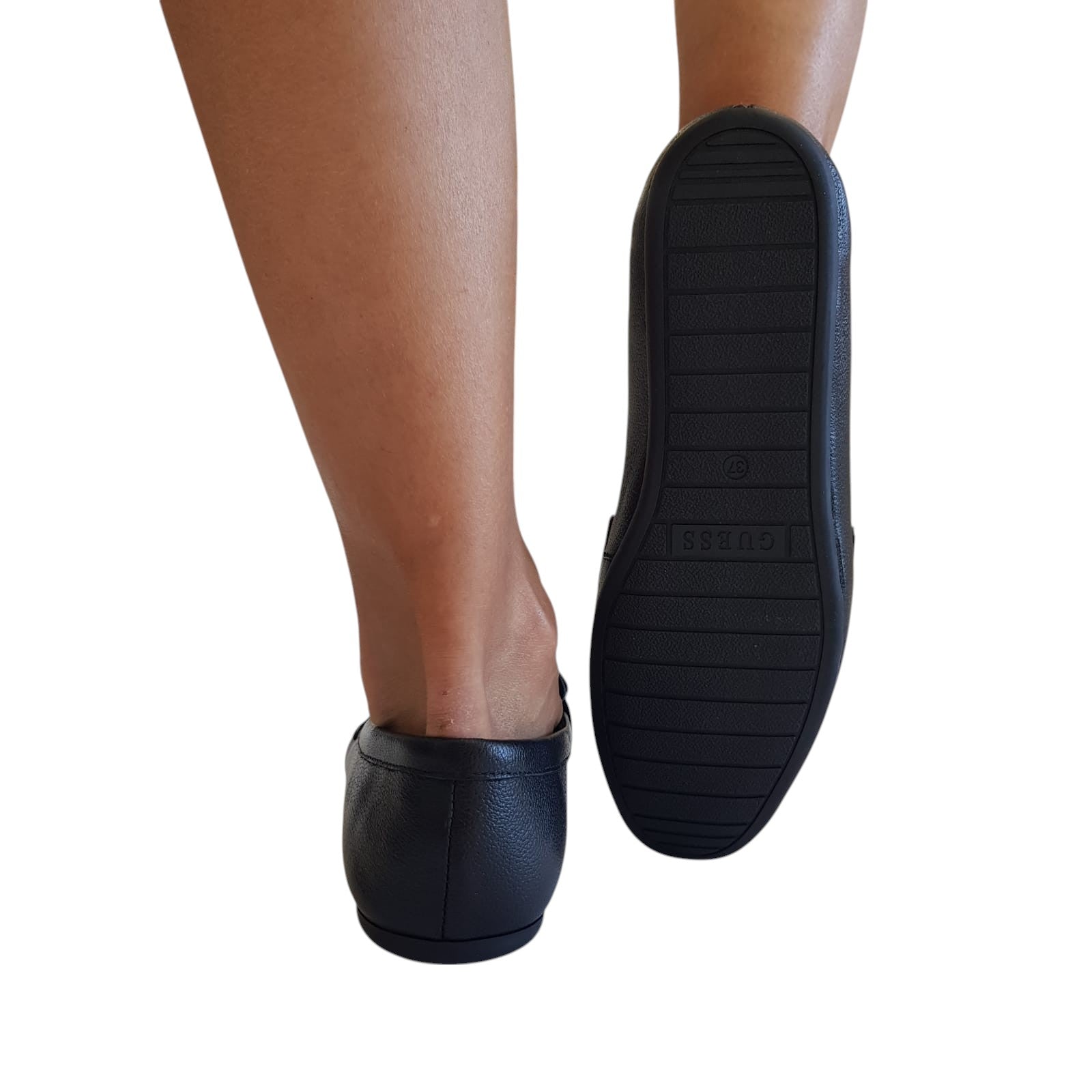 Guess Mocassino Donna Pelle Nero www.offidani.it