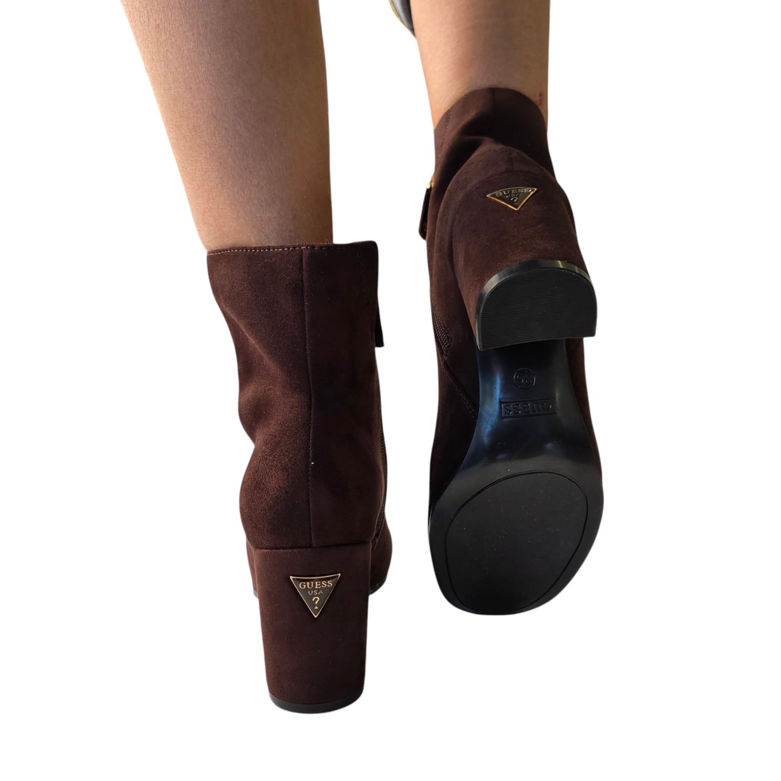 Guess stivaletto donna marrone www.offidani.it