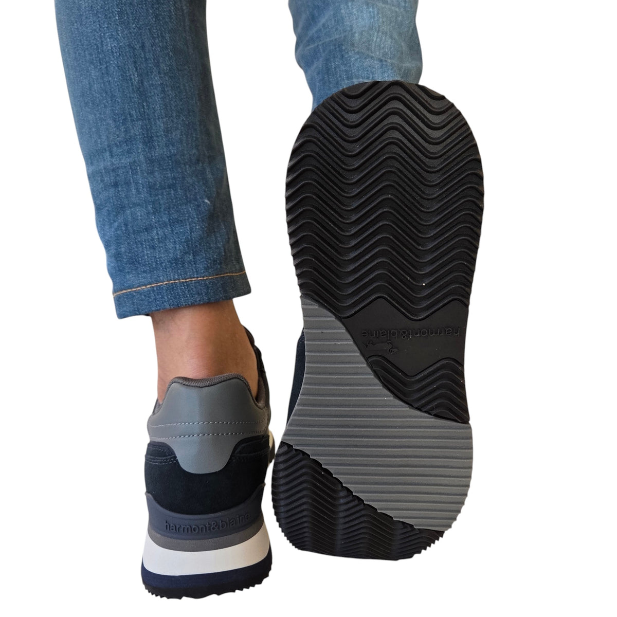 Harmont & Blaine sneakers uomo blu' www.offidani.it