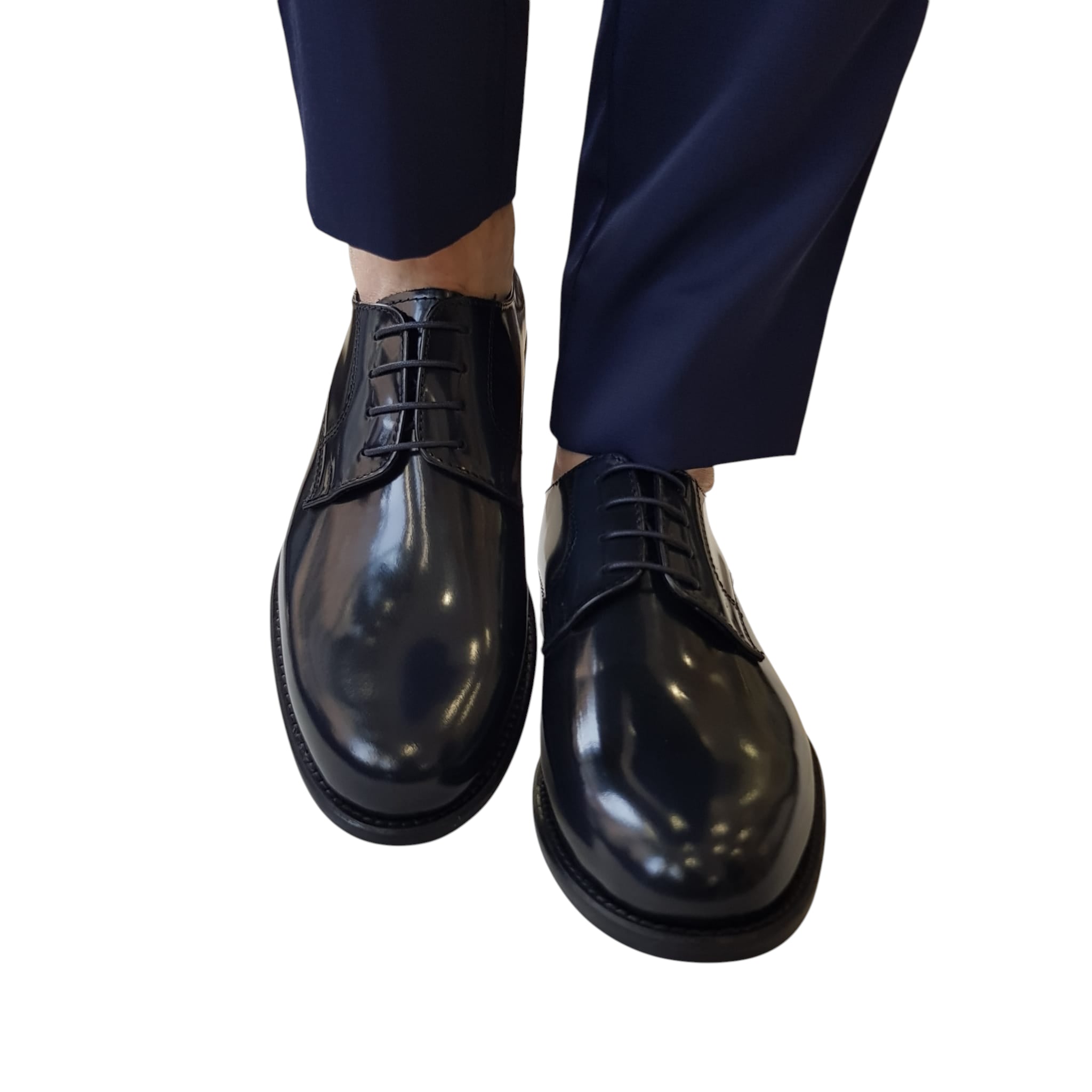 Les Poèmes Uomo Scarpa Elegante Blu Uomo
