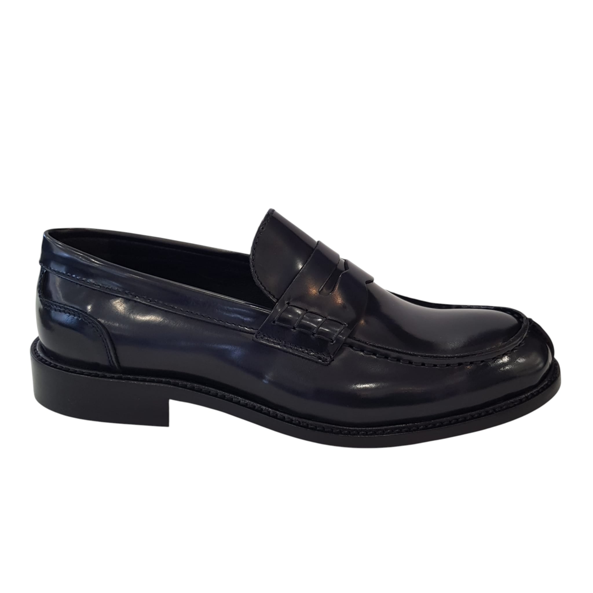 Les Poèmes Uomo Mocassino Elegante Blu Uomo