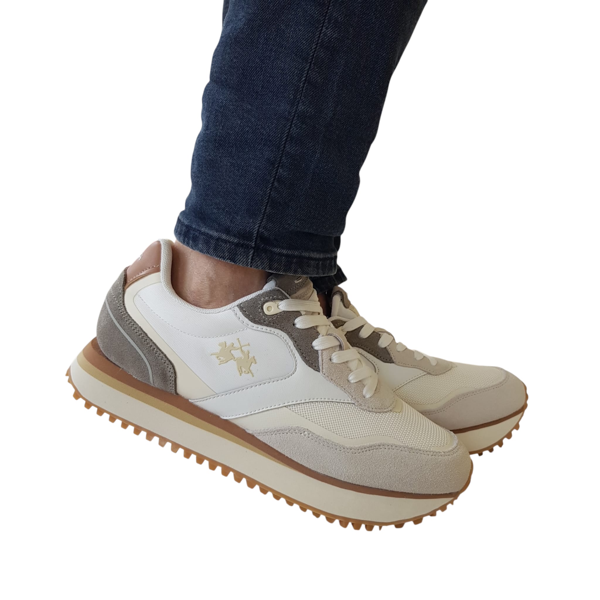 La Martina Sneakers Uomo Bianca www.offidani.it