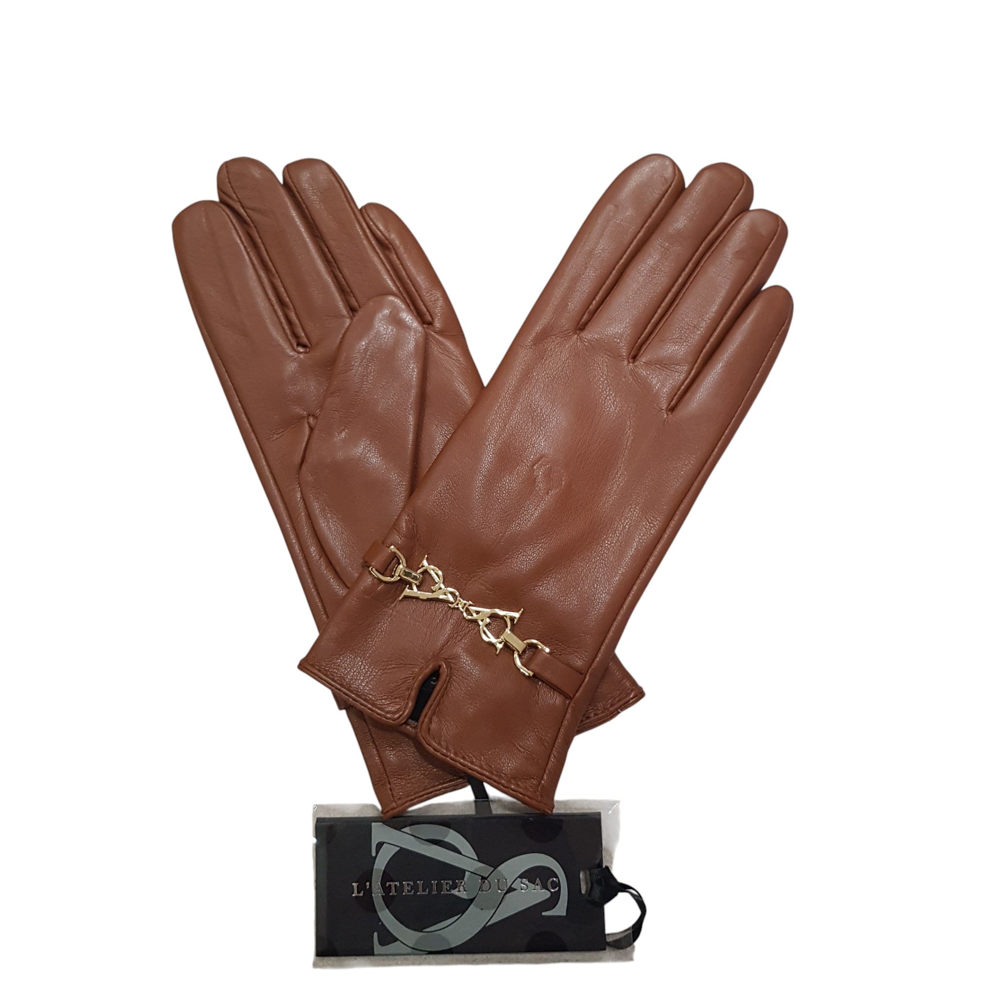 L'Atelier du sac Guanti pelle color cuoio
www.offidani.it