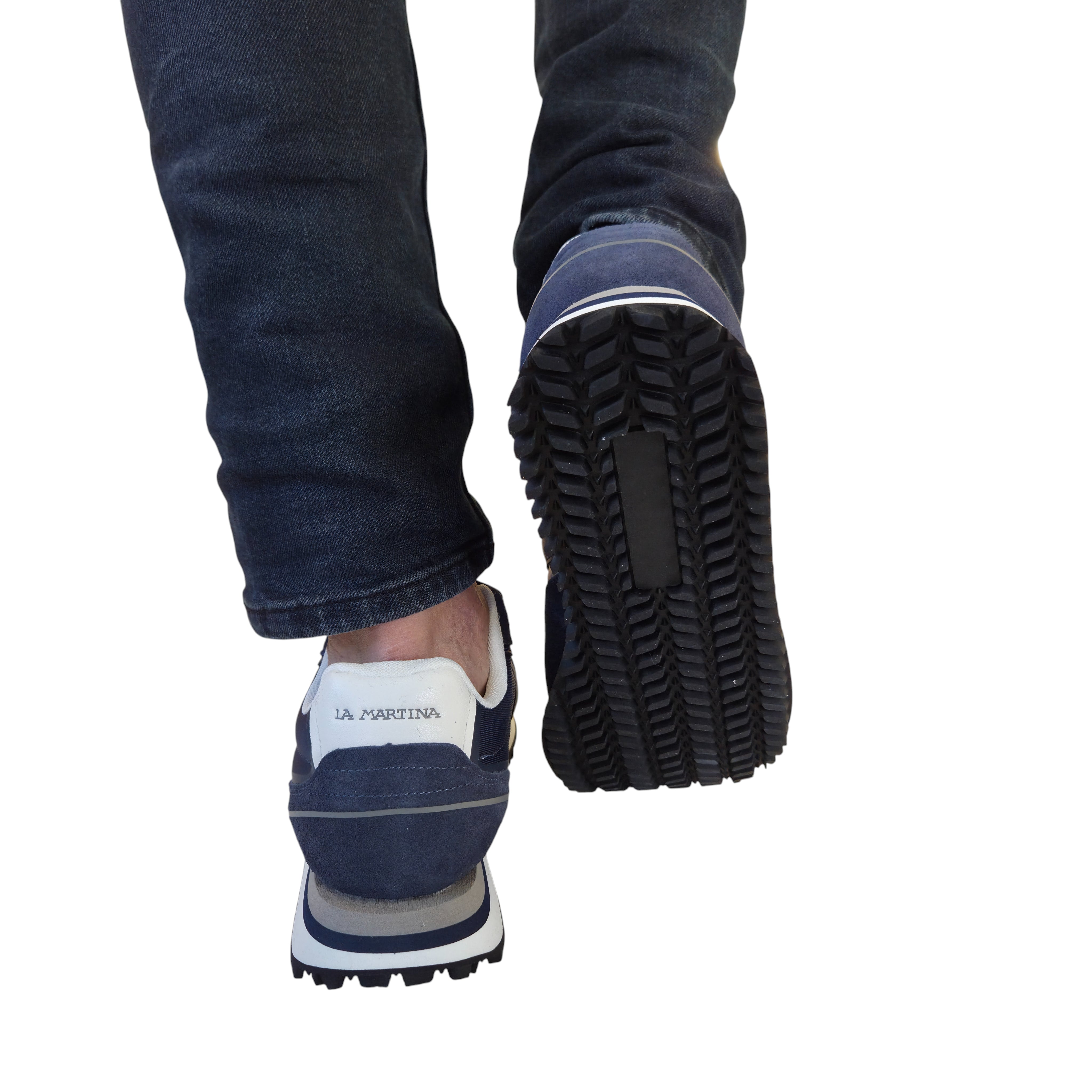 La Martina Sneakers Uomo Blu www.offidani.it