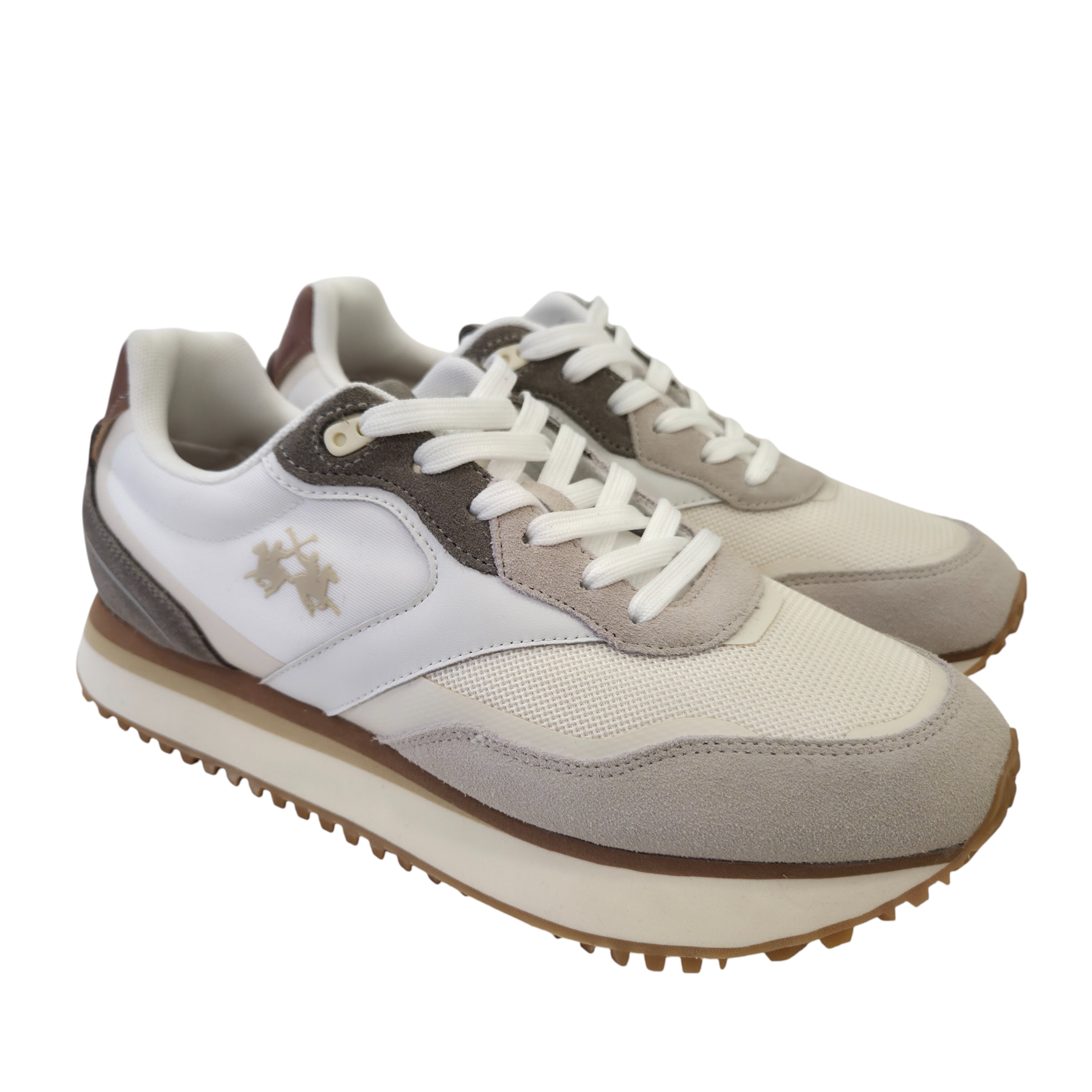 La Martina Sneakers Uomo Bianca www.offidani.it