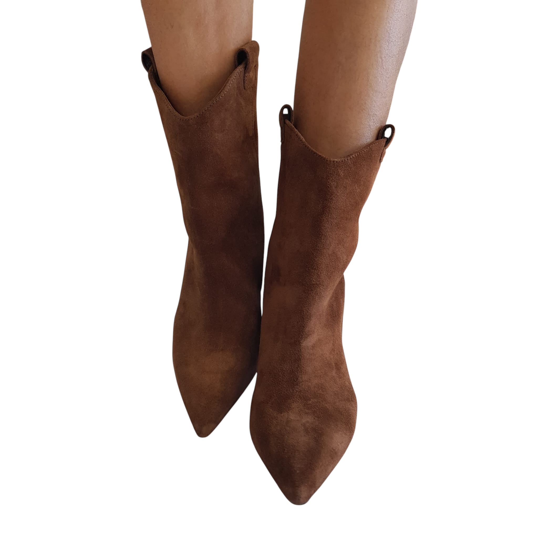 Les Poèmes Tronchetto Stivaletto Donna Marrone www.offidani.it