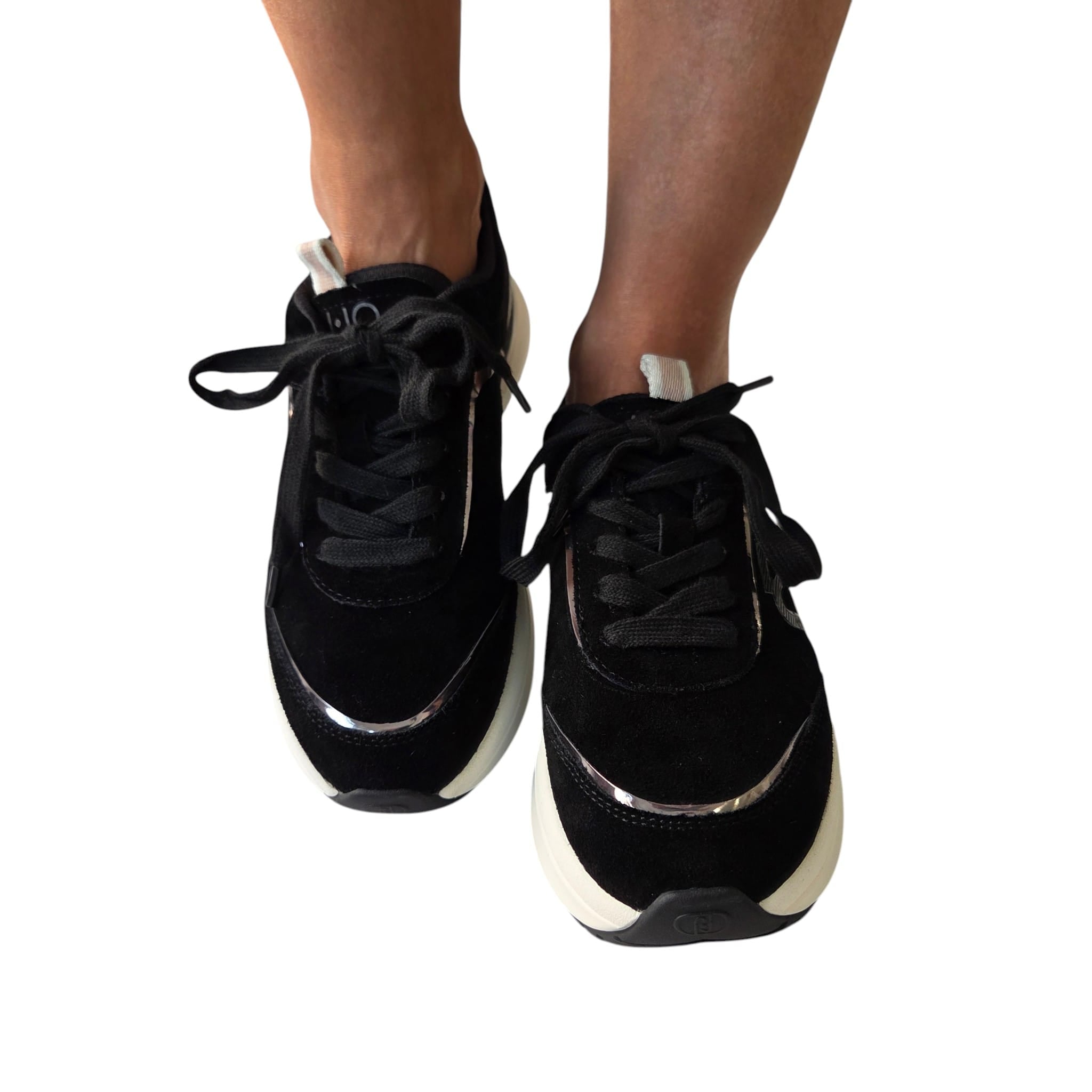 Liu-Jo sneakers donna suede nera www.offidani.it