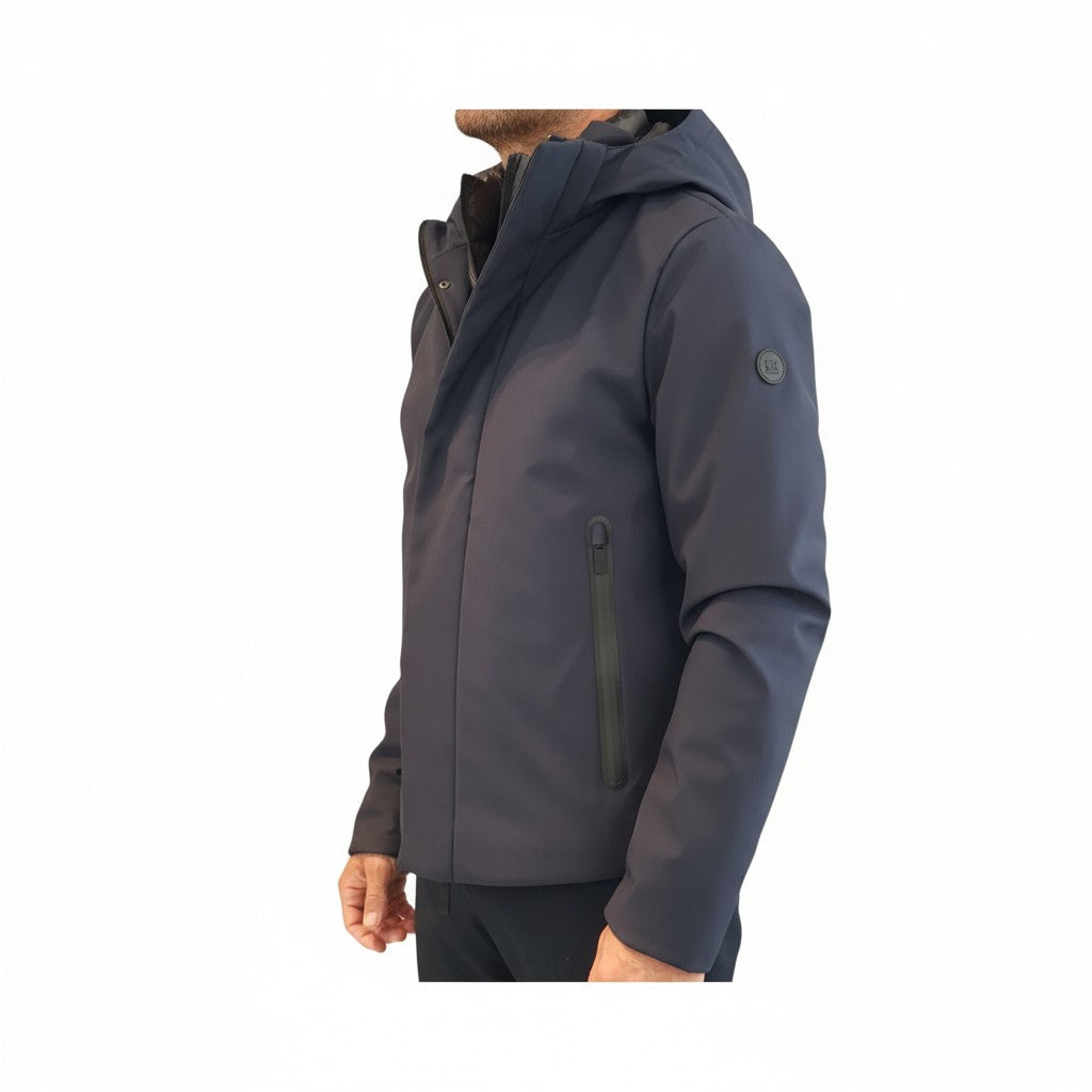 Markup uomo short parka blu' www.offidani.it