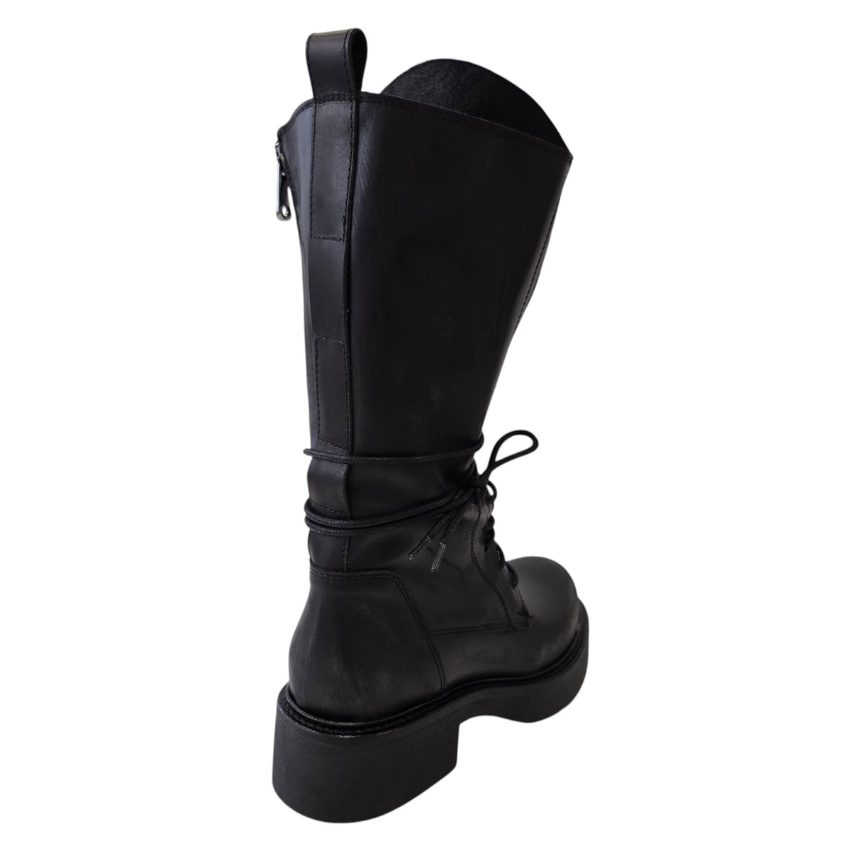 Metisse stivale biker donna pelle nero www.offidani.it