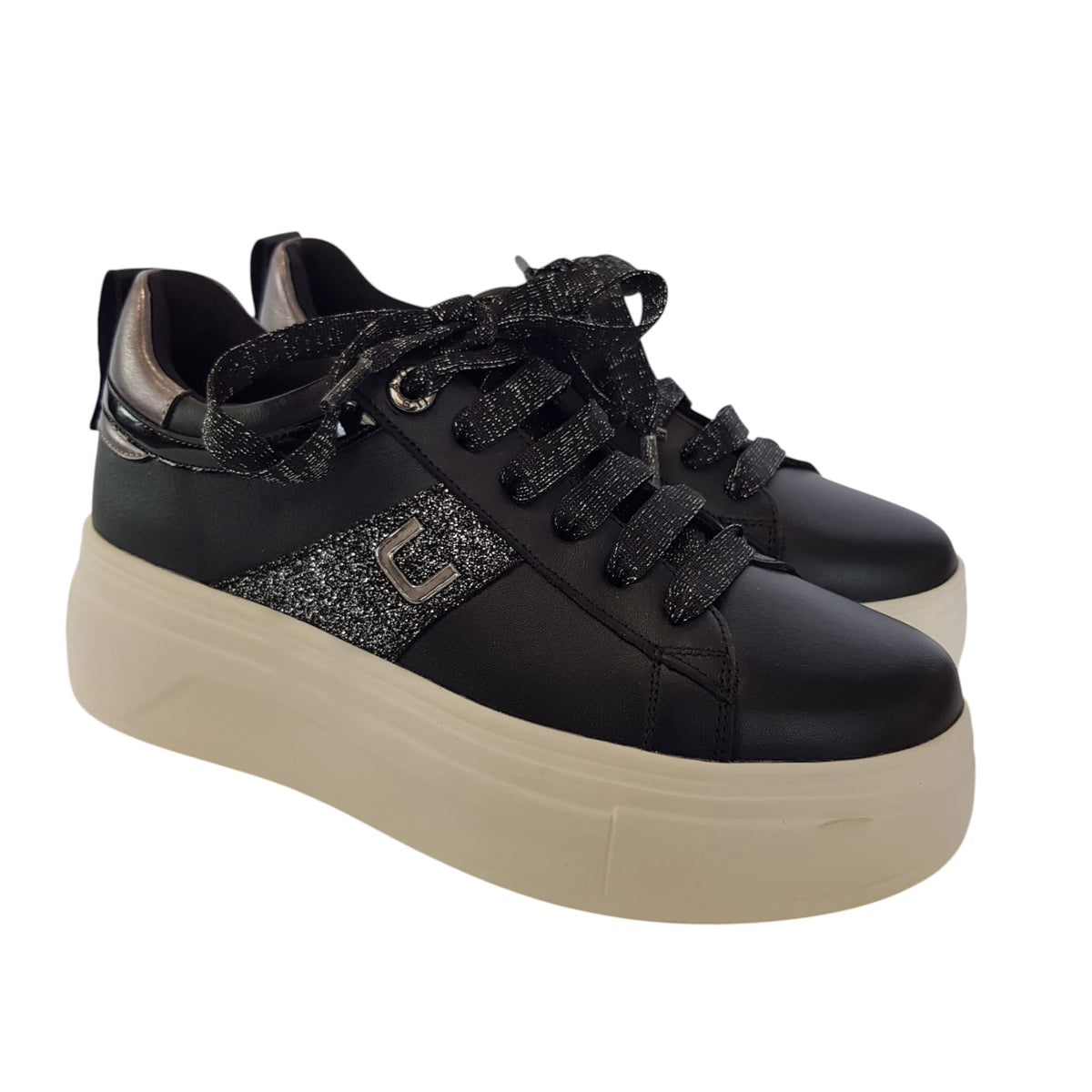 Paciotti 4US sneakers donna nera www.offidani.it