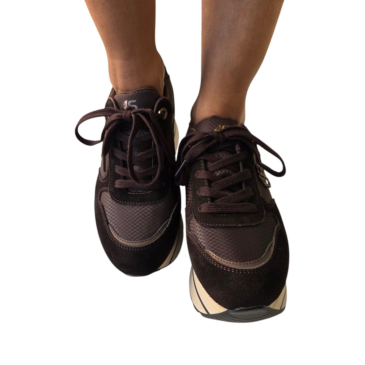 Paciotti 4US sneakers donna marrone www.offidani.it