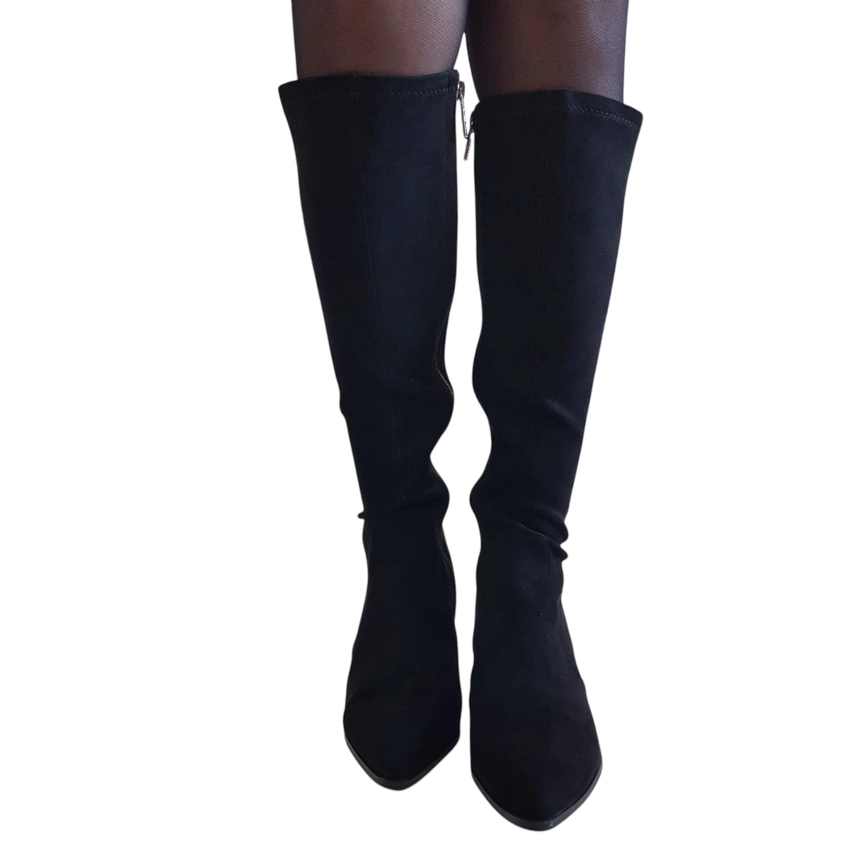 Paciotti 4US stivale donna camoscio nero www.offidani.it