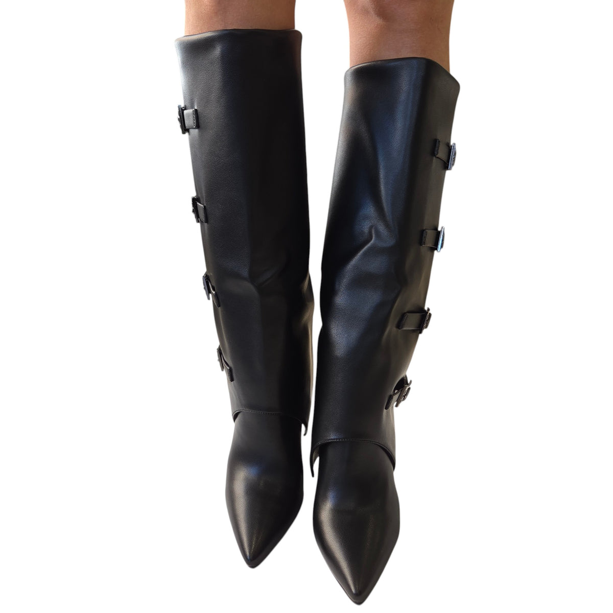 Paciotti 4US stivale donna pelle nero www.offidani.it